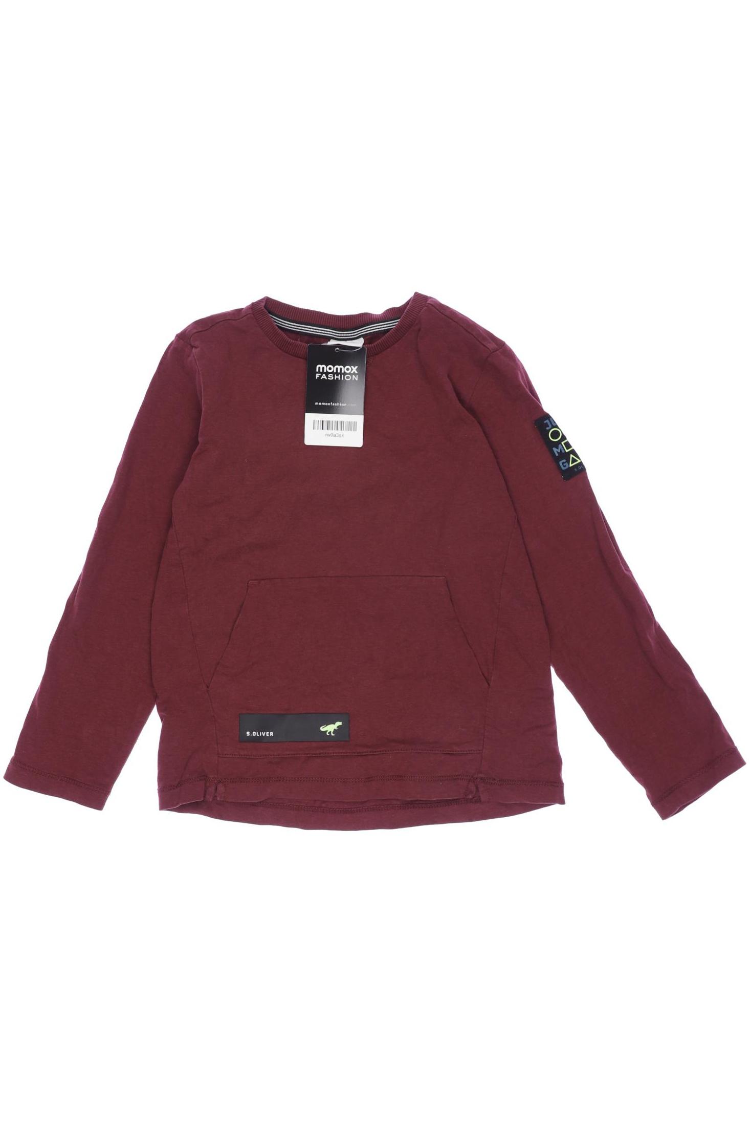 

s.Oliver Herren Langarmshirt, bordeaux, Gr. 116