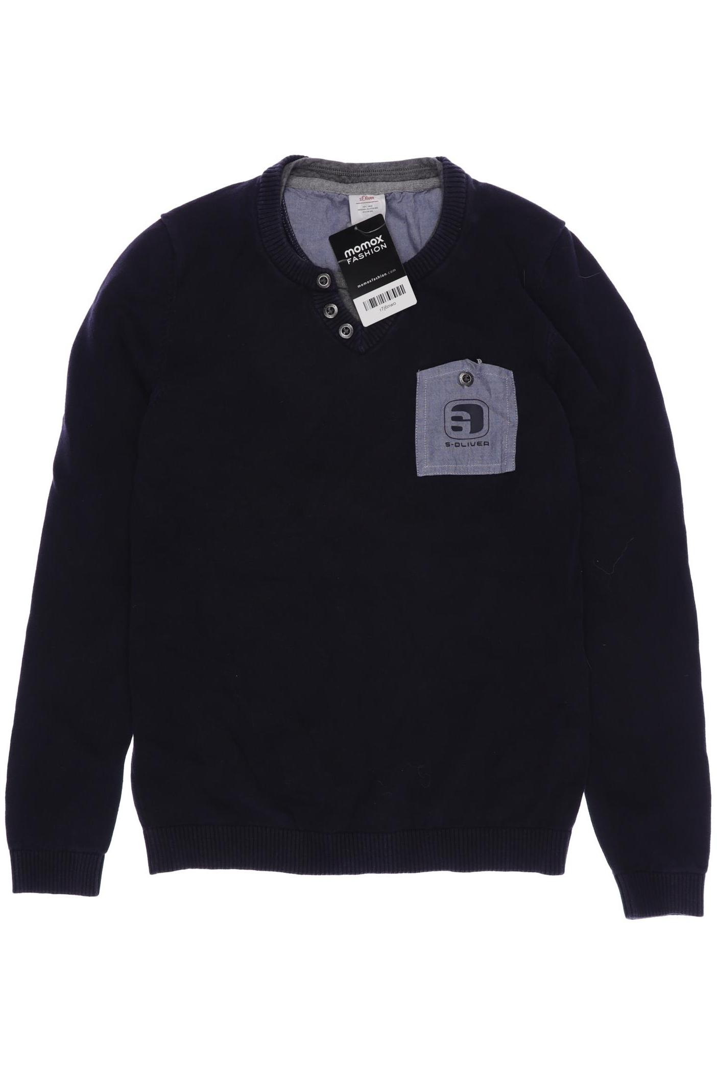 

s.Oliver Herren Pullover, marineblau, Gr. 134