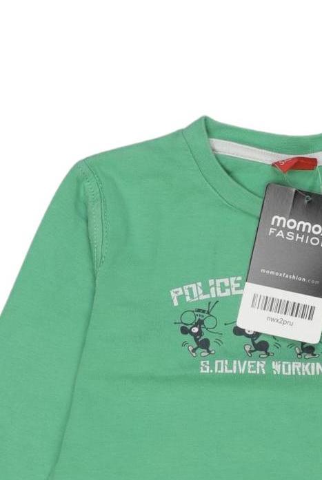 Thumbnail - s.Oliver Jungen Langarmshirt, hellgrün, Gr. 86