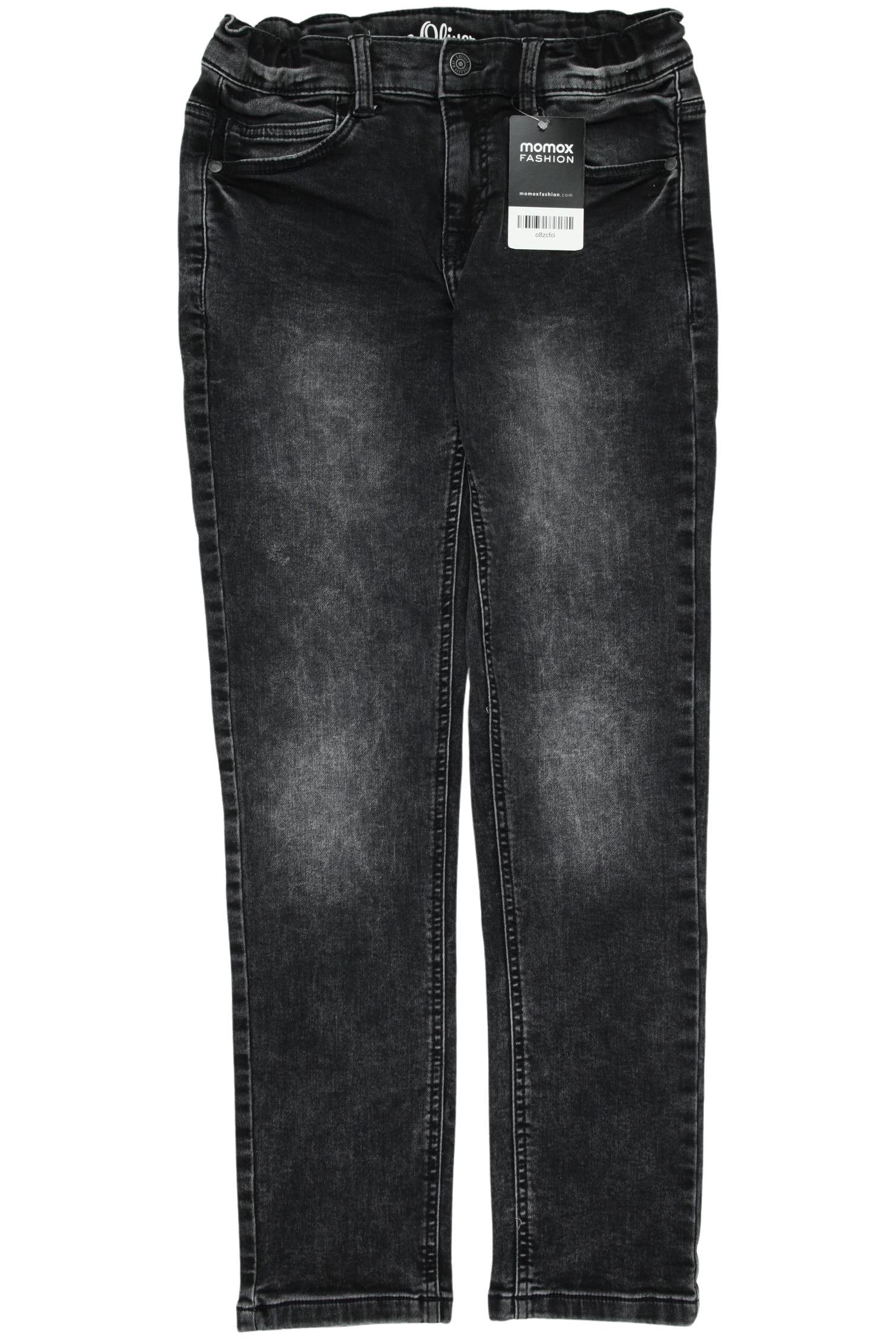 

s.Oliver Herren Jeans, schwarz, Gr. 146