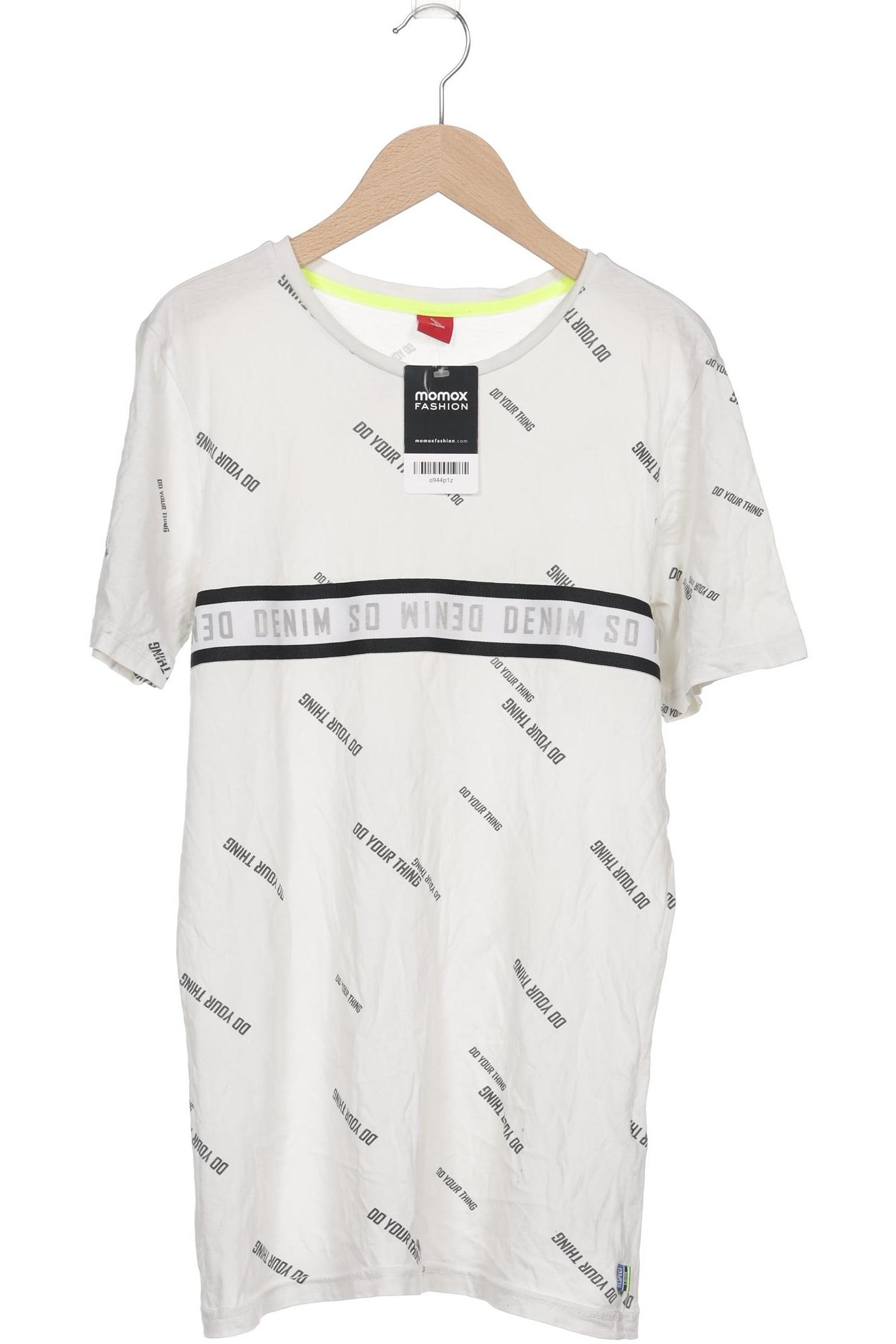 

s.Oliver Herren T-Shirt, cremeweiß, Gr. 176