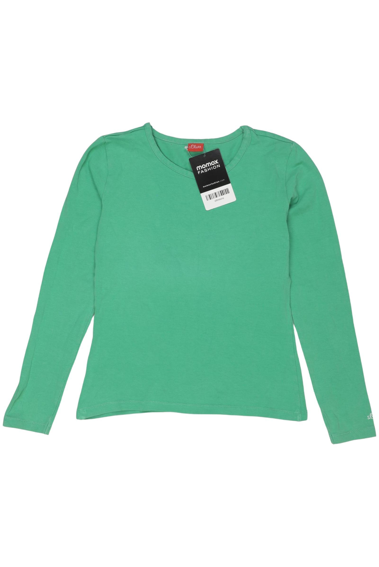 

s.Oliver Jungen Langarmshirt, grün, Gr. 140