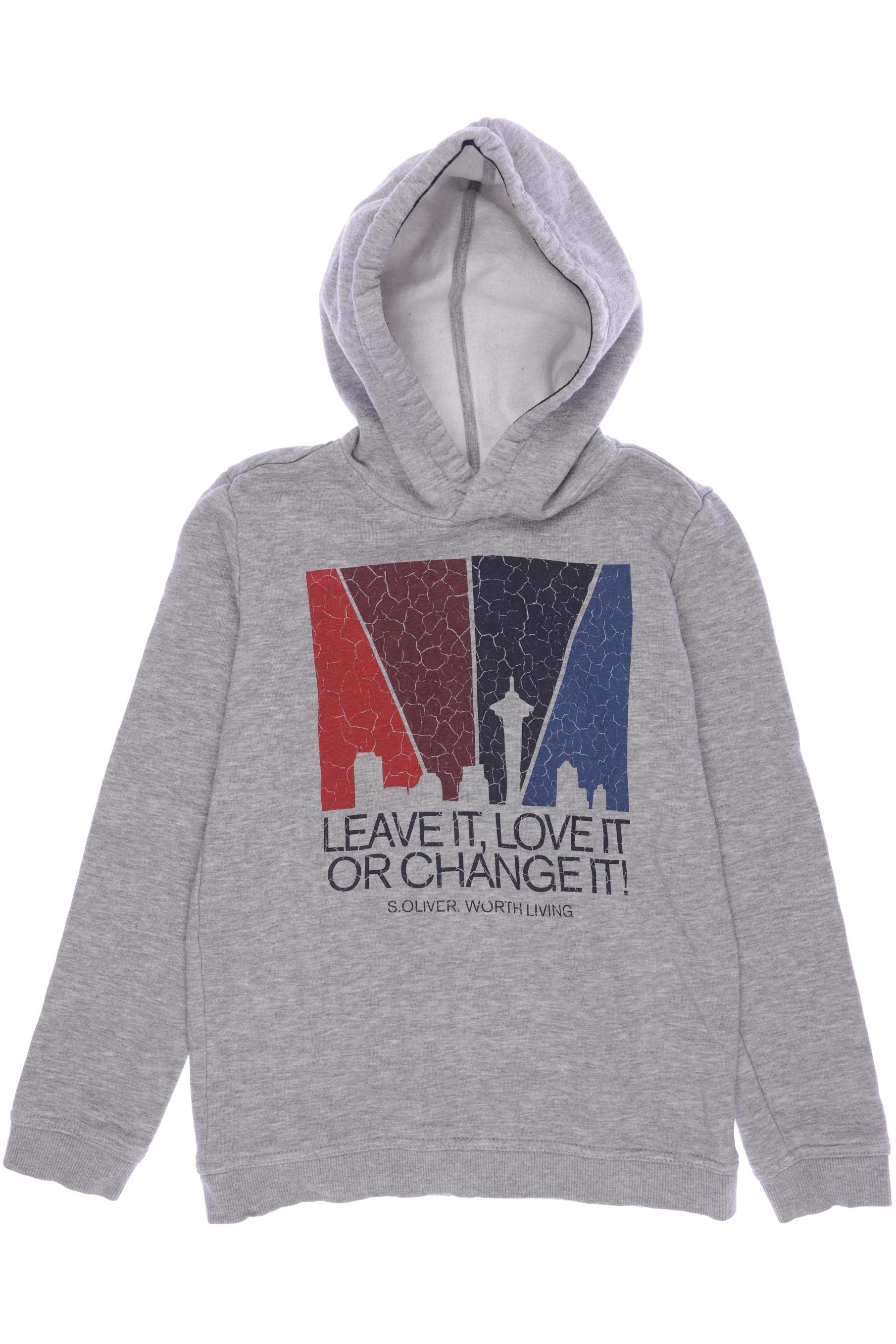 

s.Oliver Herren Hoodies & Sweater, grau, Gr. 140