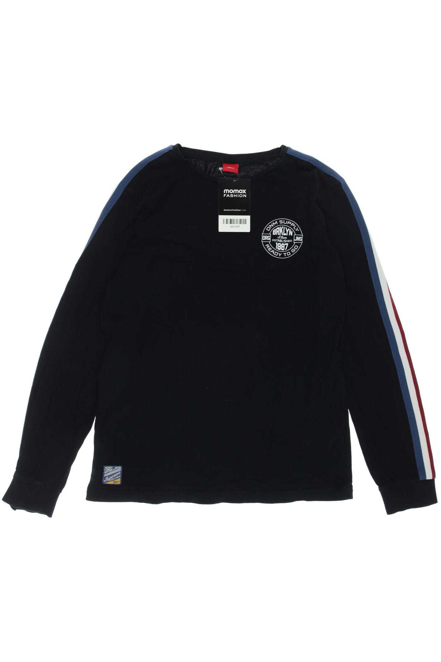 

s.Oliver Herren Langarmshirt, schwarz, Gr. 152