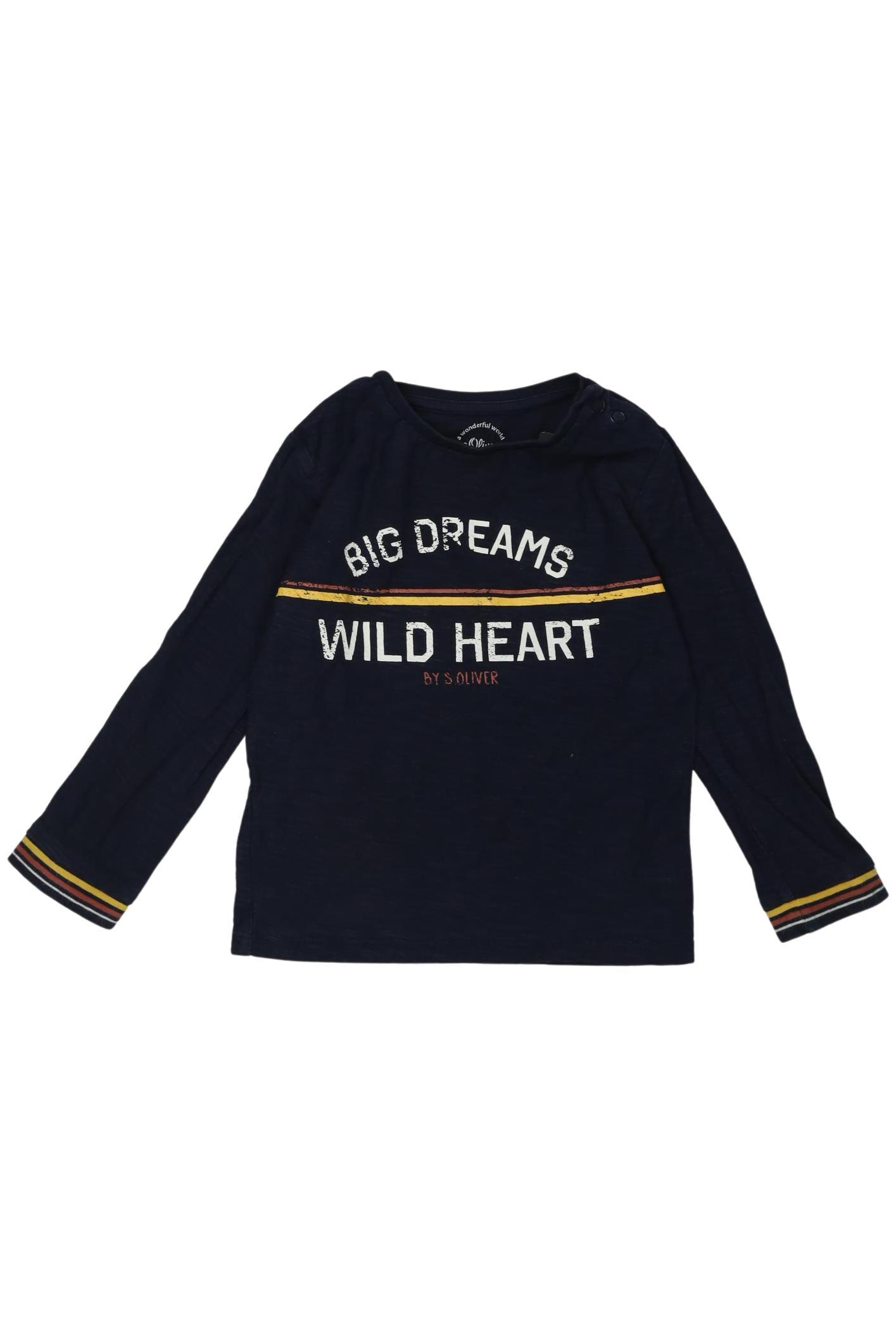 

s.Oliver Jungen Langarmshirt, marineblau, Gr. 86