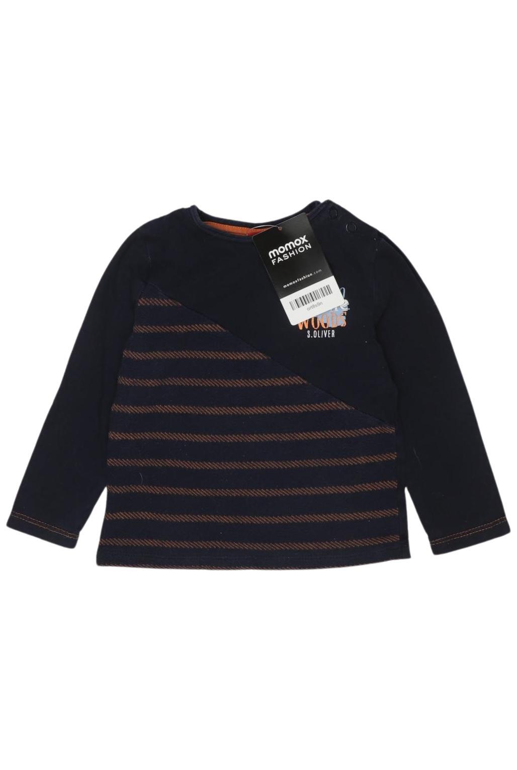 

s.Oliver Jungen Langarmshirt, marineblau, Gr. 80