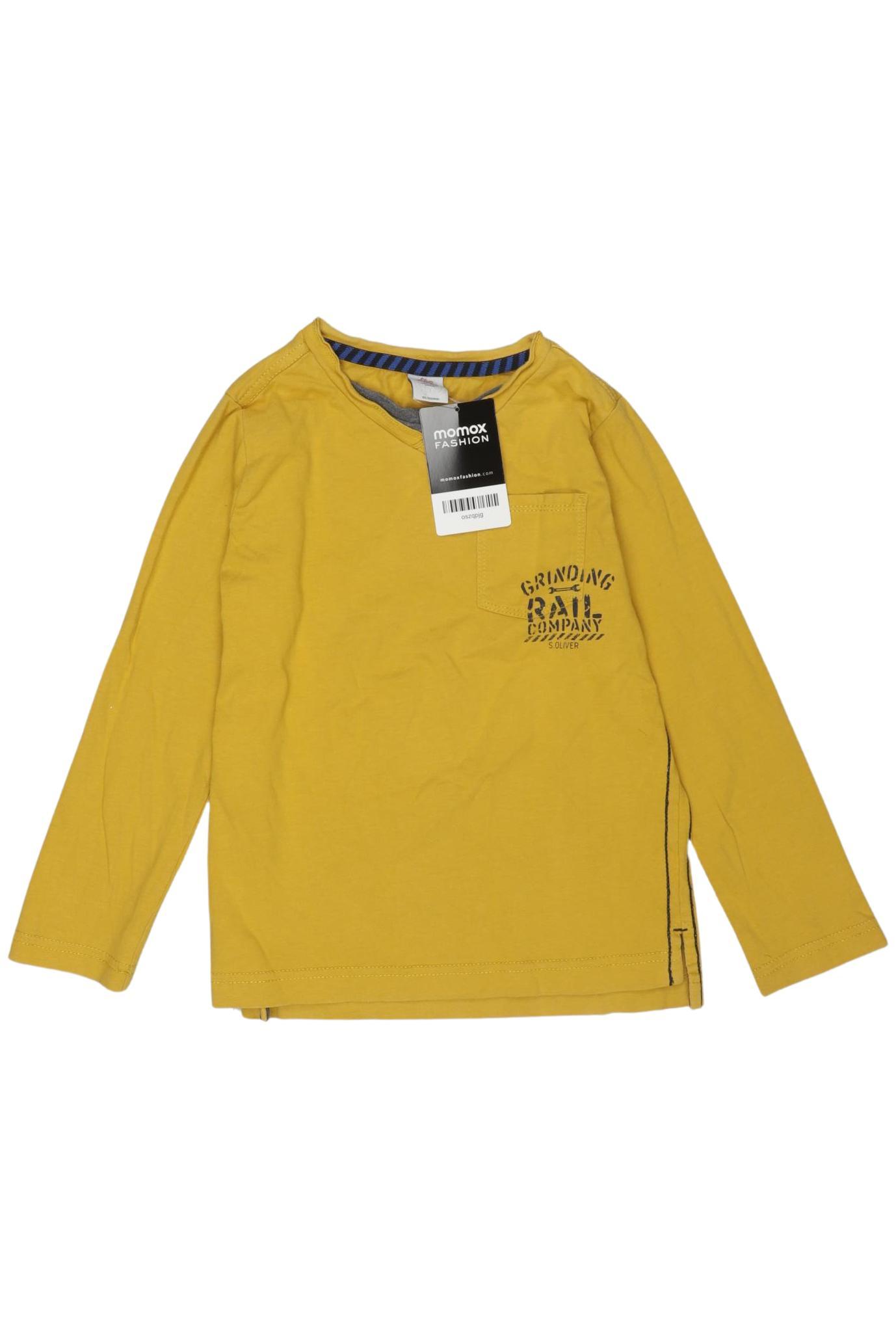 

s.Oliver Jungen Langarmshirt, gelb, Gr. 116