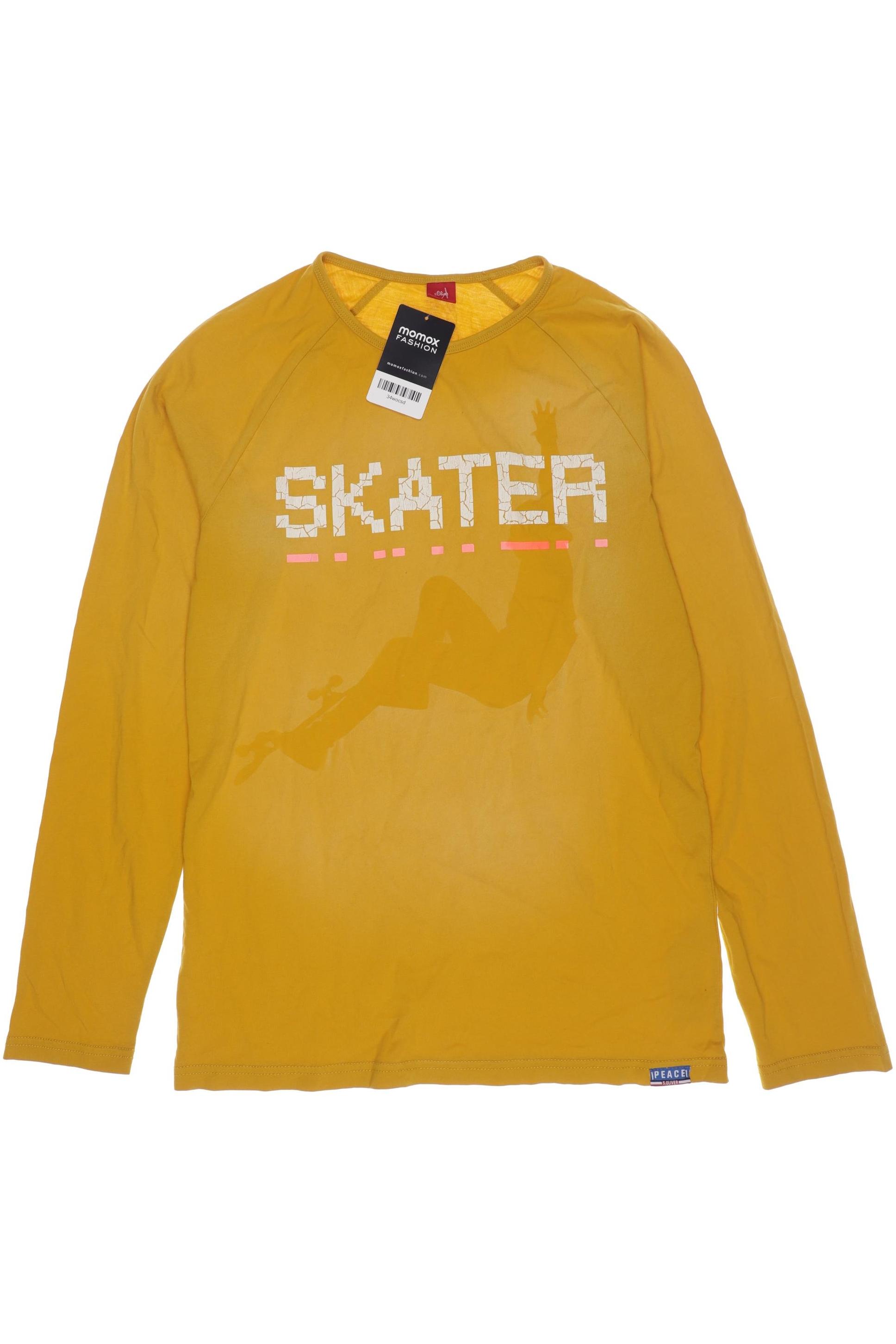 

s.Oliver Jungen Langarmshirt, orange, Gr. 176