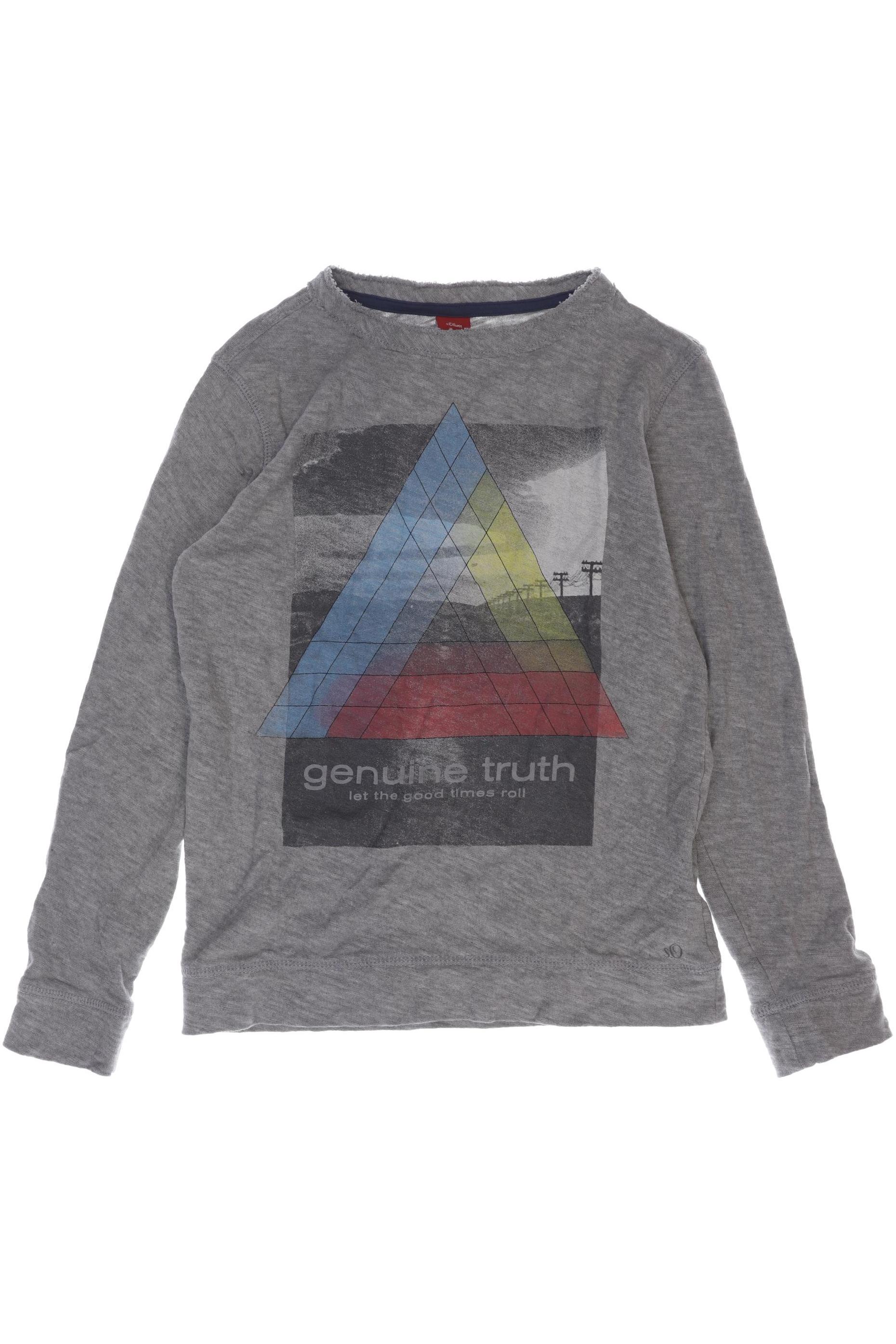 

s.Oliver Jungen Langarmshirt, grau, Gr. 140