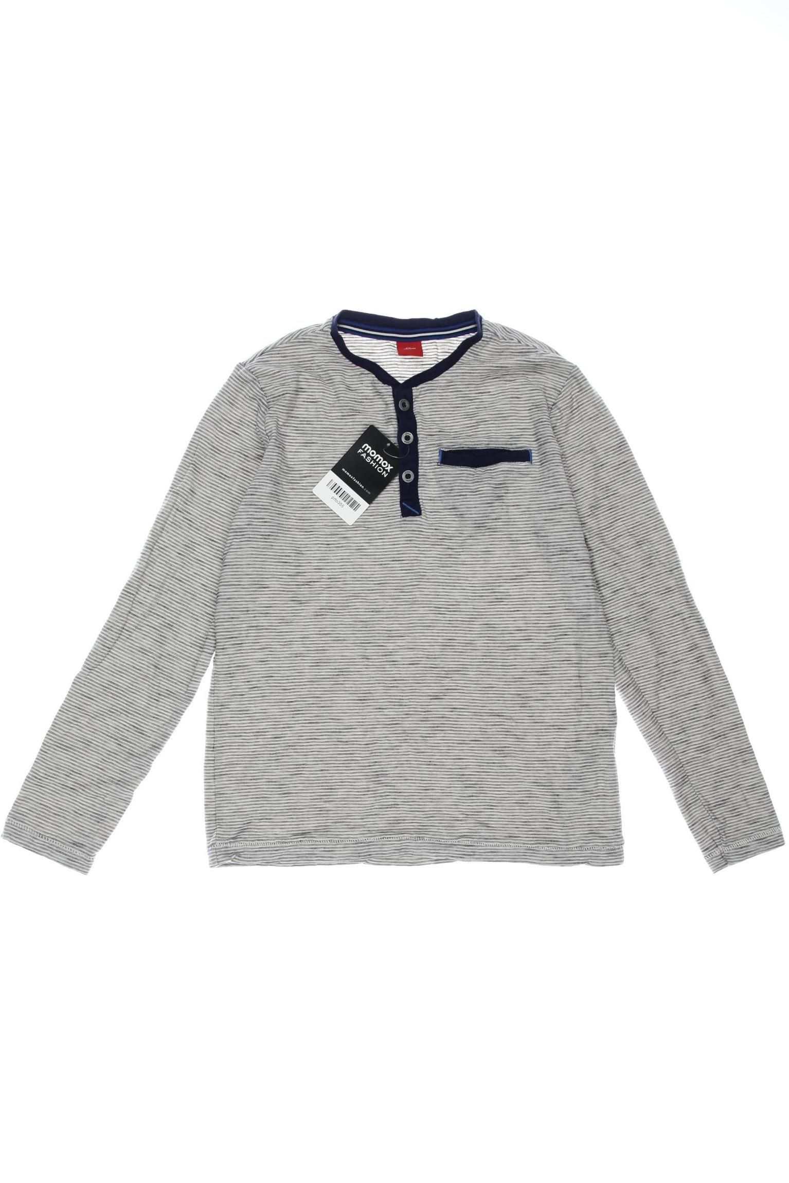

s.Oliver Herren Langarmshirt, grau, Gr. 140
