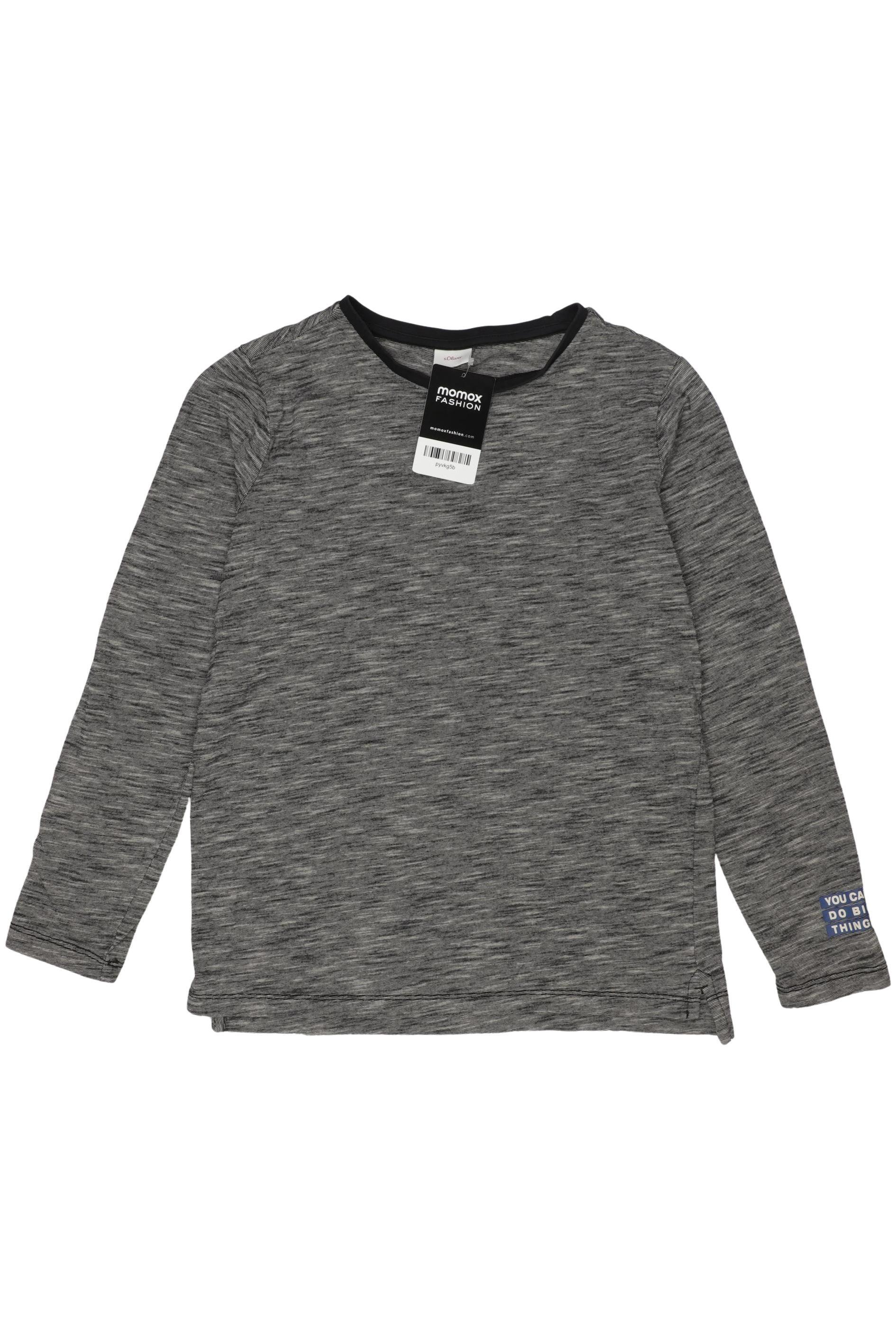 

s.Oliver Jungen Langarmshirt, grau, Gr. 152