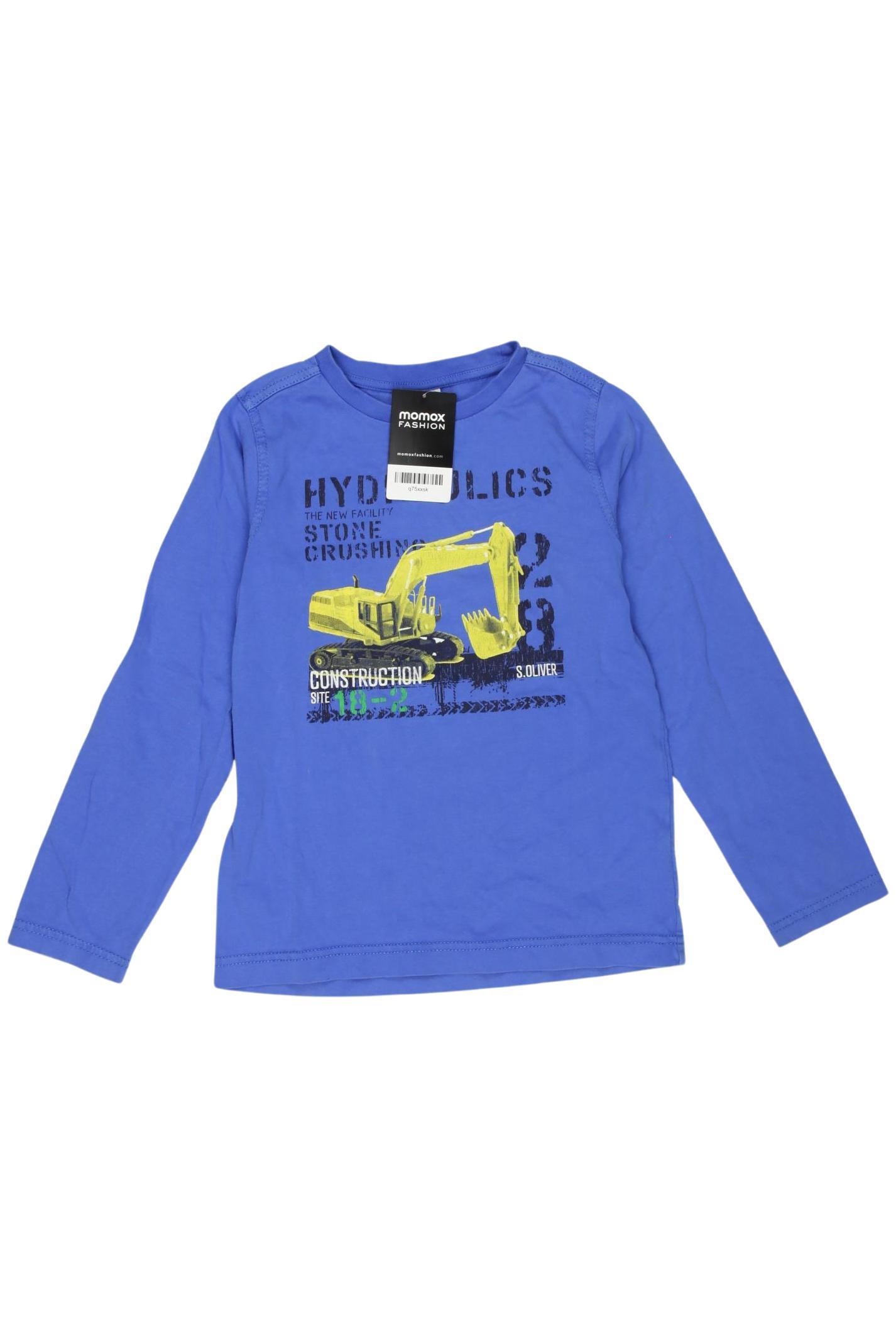 

s.Oliver Jungen Langarmshirt, blau, Gr. 128