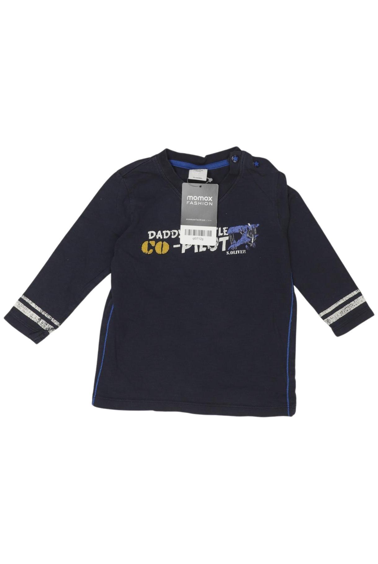 

s.Oliver Jungen Langarmshirt, marineblau, Gr. 98