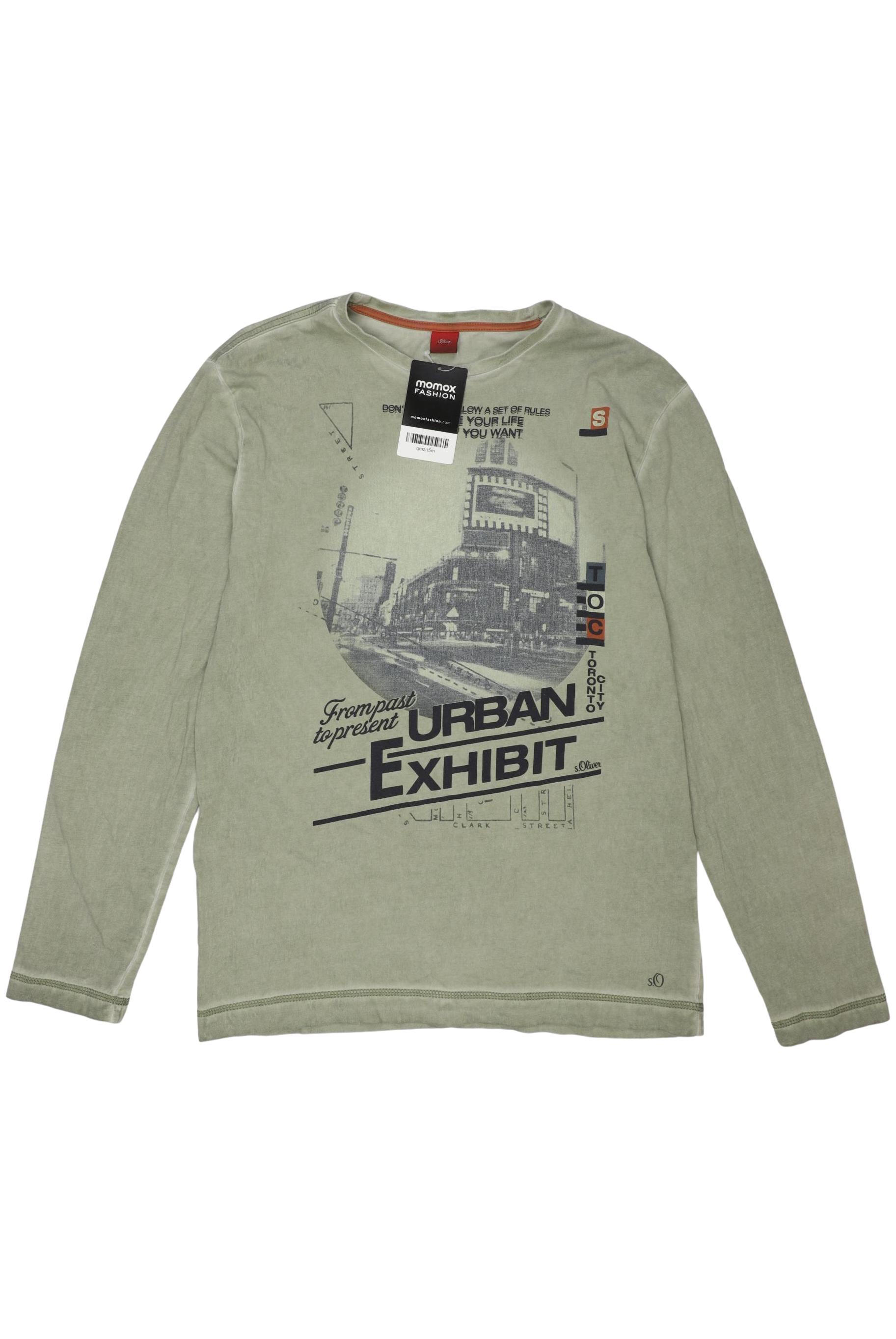 

s.Oliver Jungen Langarmshirt, hellgrün, Gr. 164