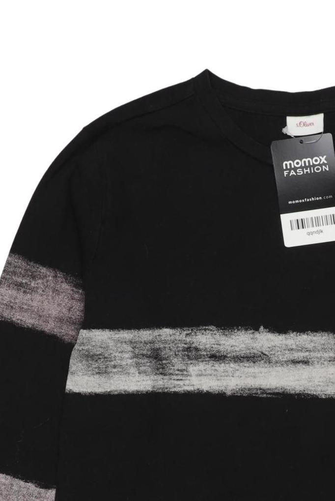 Thumbnail - s.Oliver Jungen Langarmshirt, schwarz, Gr. 152