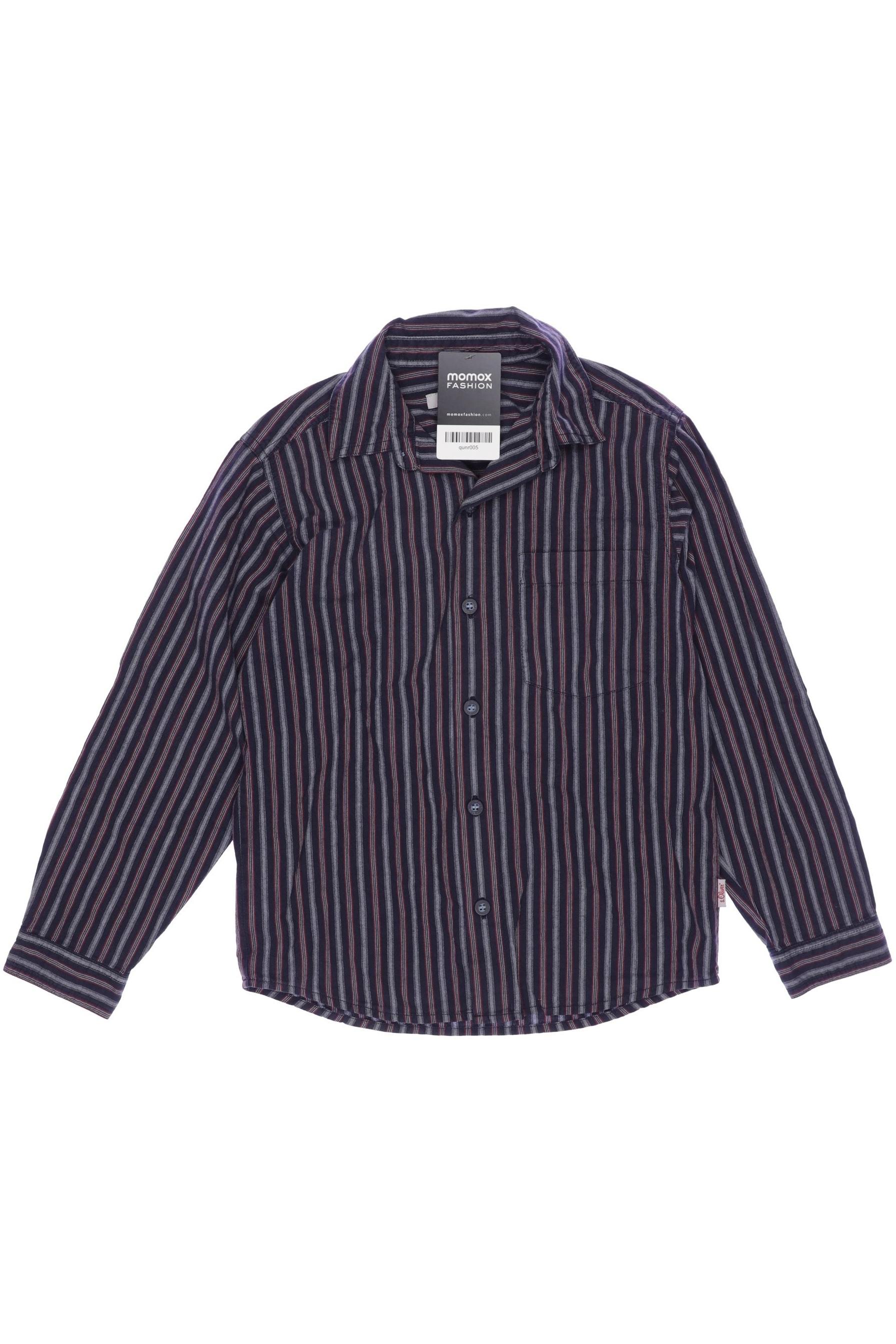 

s.Oliver Herren Hemd, marineblau, Gr. 140
