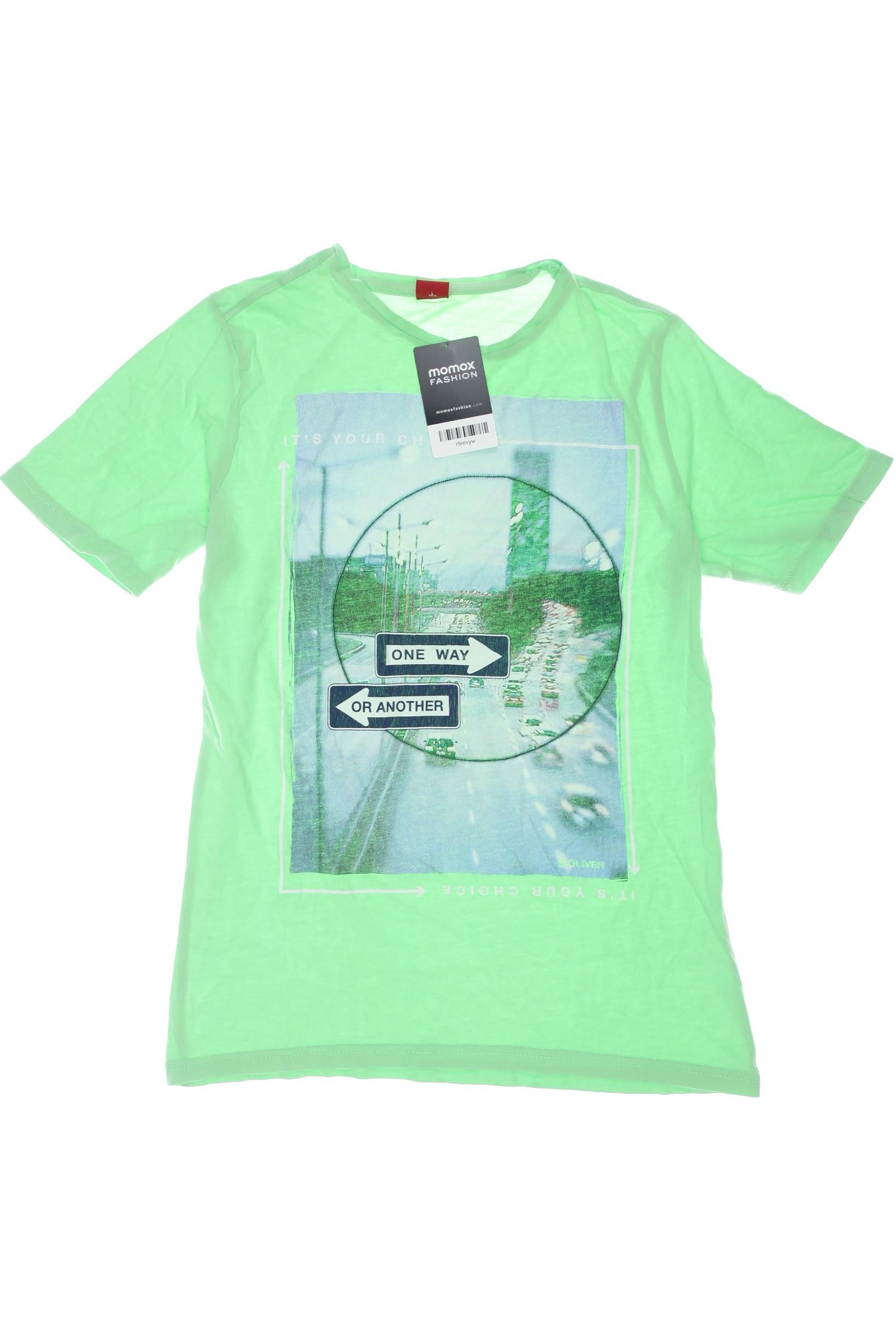 

s.Oliver Herren T-Shirt, grün, Gr. 164