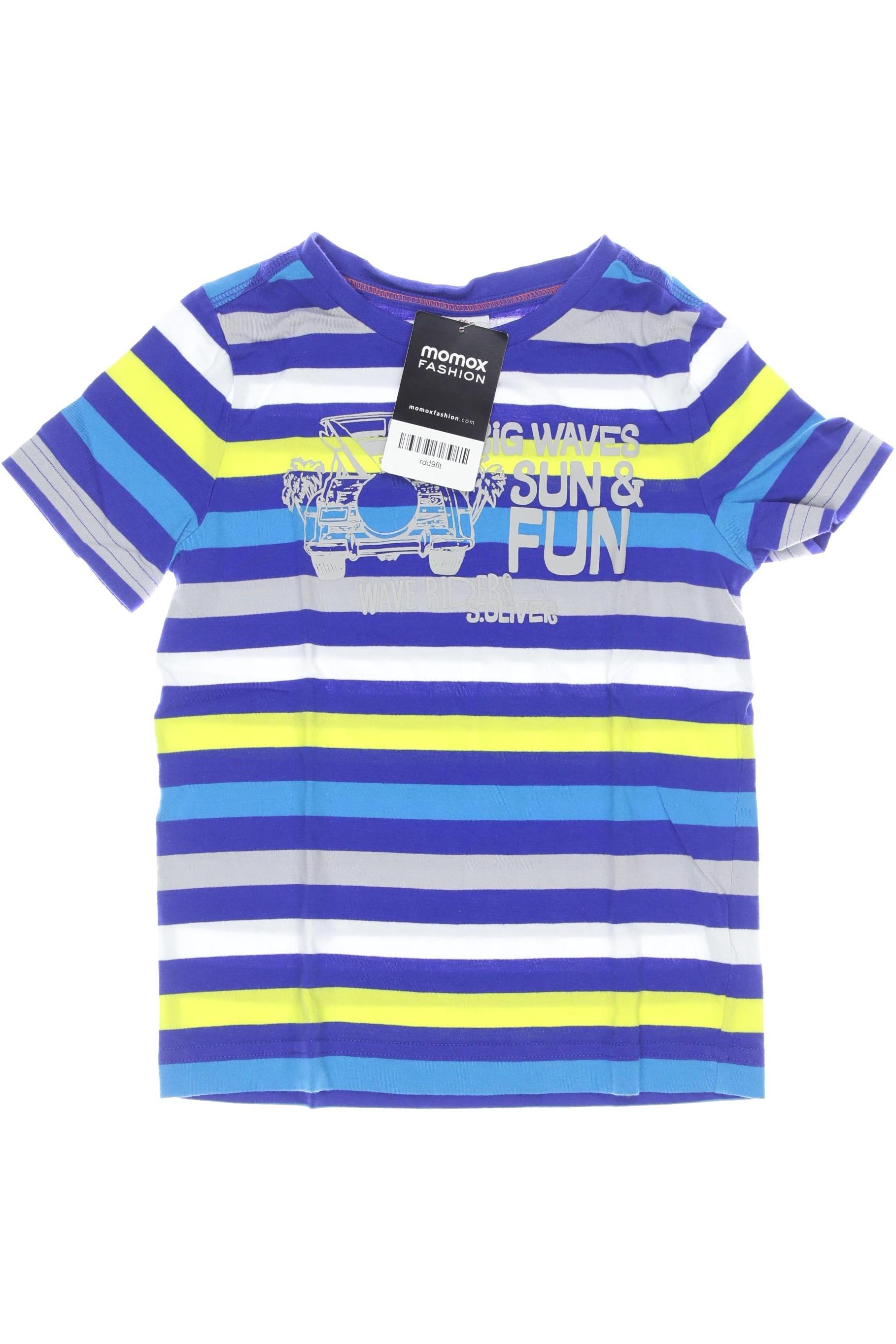 

s.Oliver Herren T-Shirt, blau, Gr. 116
