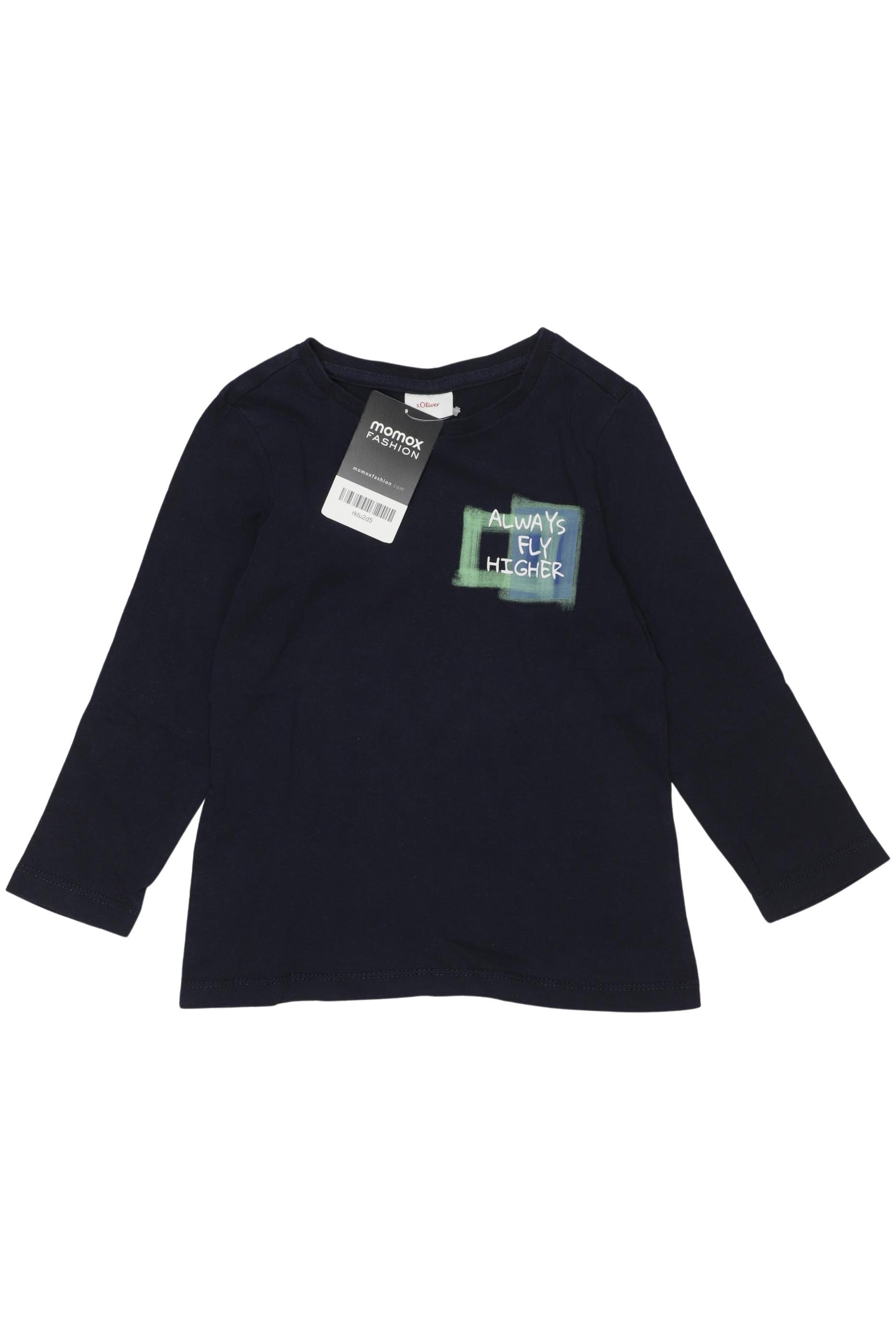 

s.Oliver Jungen Langarmshirt, marineblau, Gr. 104
