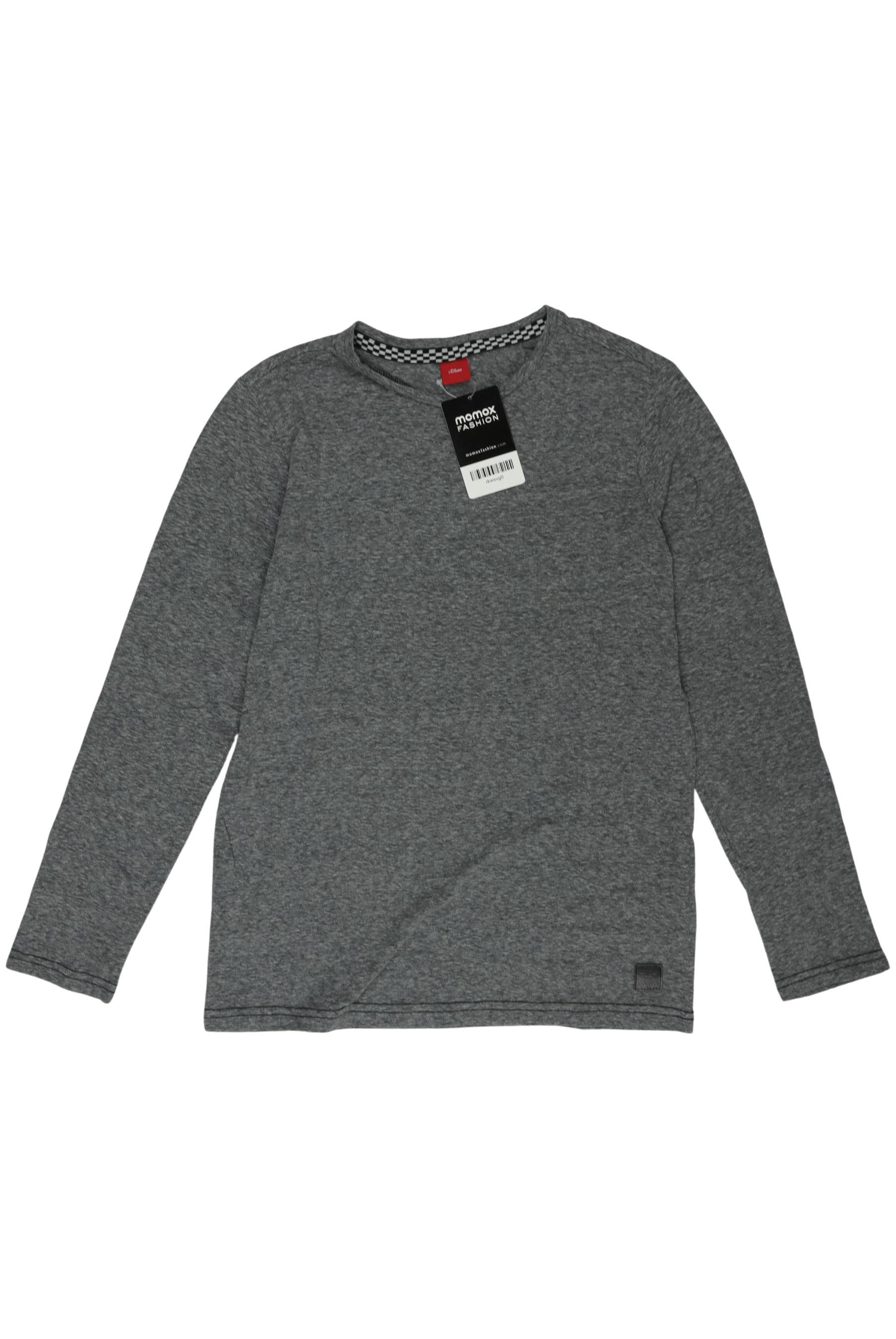 

s.Oliver Jungen Langarmshirt, grau, Gr. 152