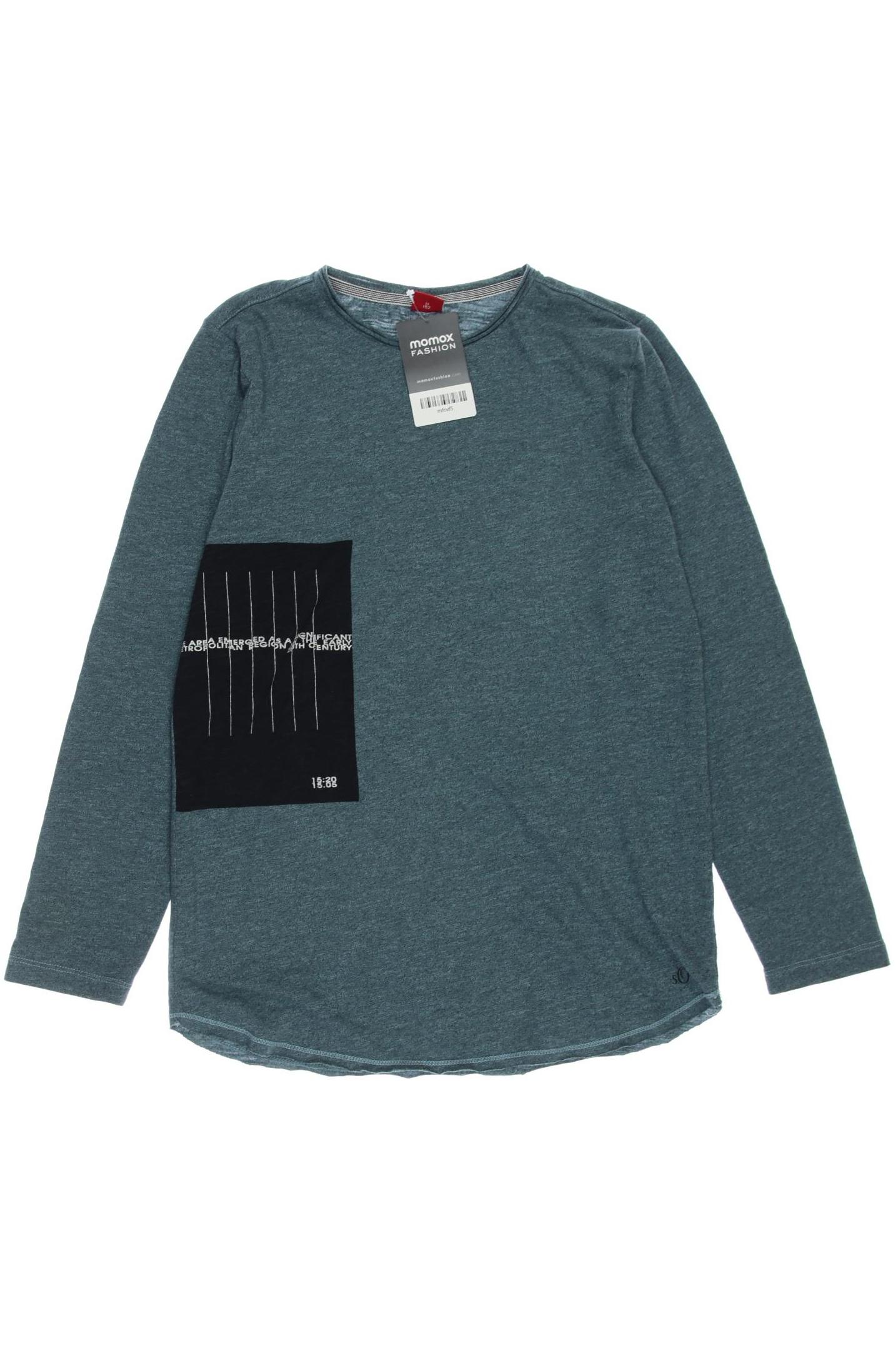 

s.Oliver Herren Langarmshirt, türkis, Gr. 152