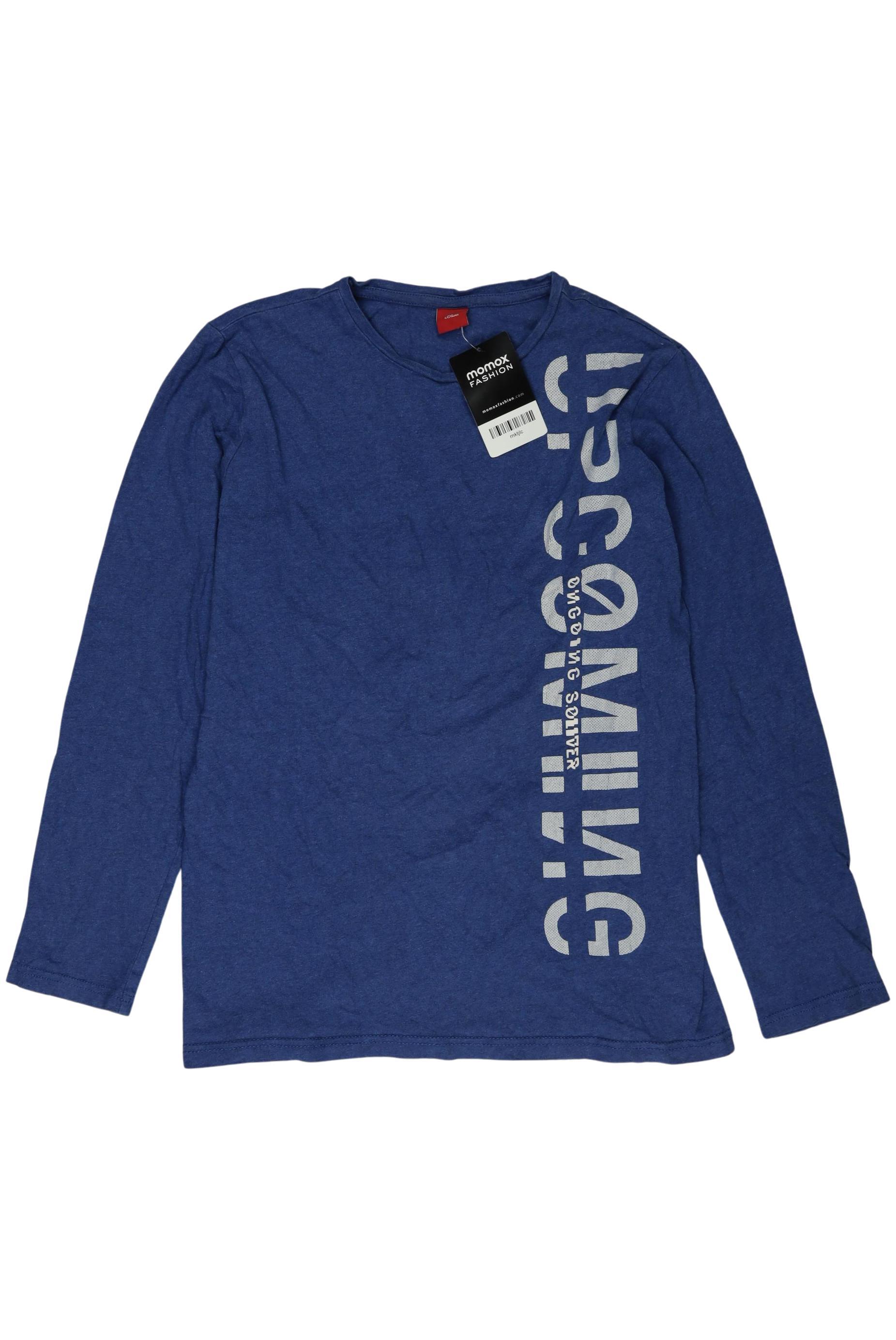 

s.Oliver Jungen Langarmshirt, blau, Gr. 164
