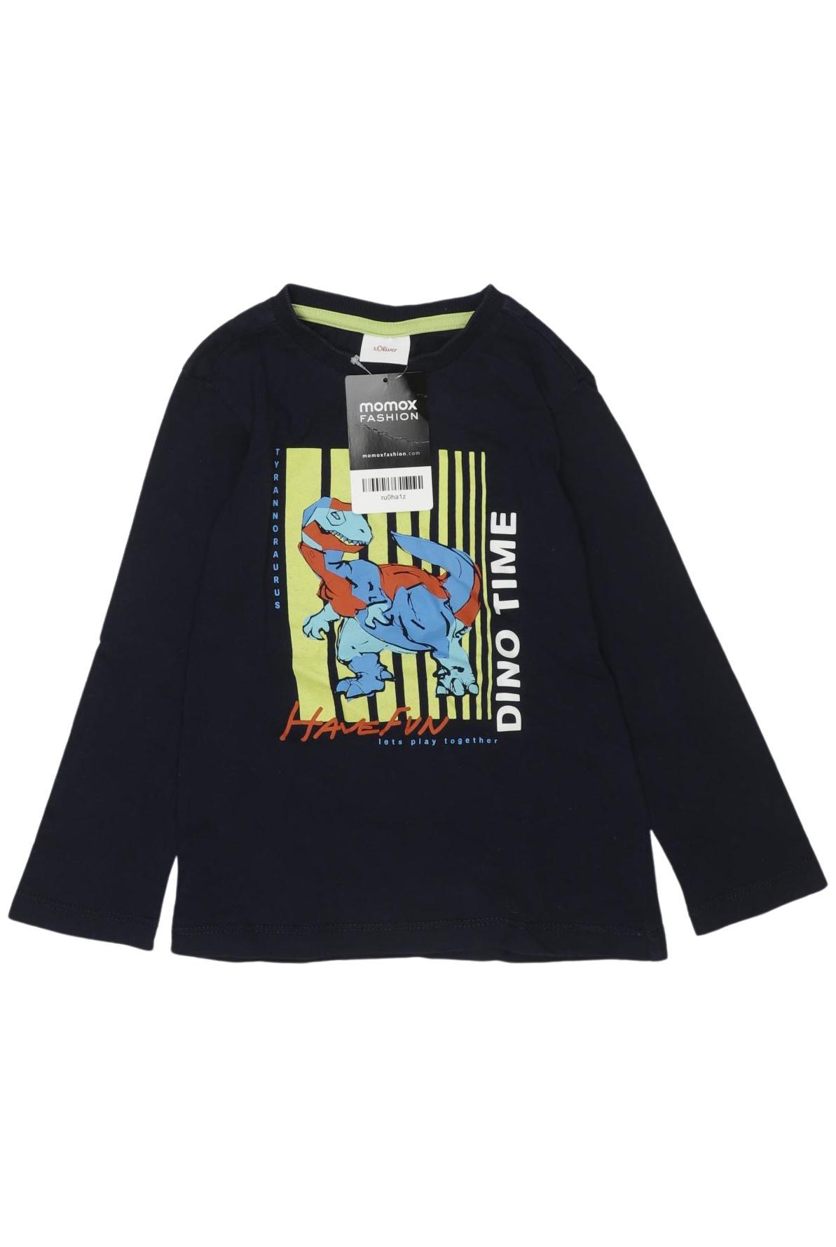 

s.Oliver Jungen Langarmshirt, marineblau, Gr. 104