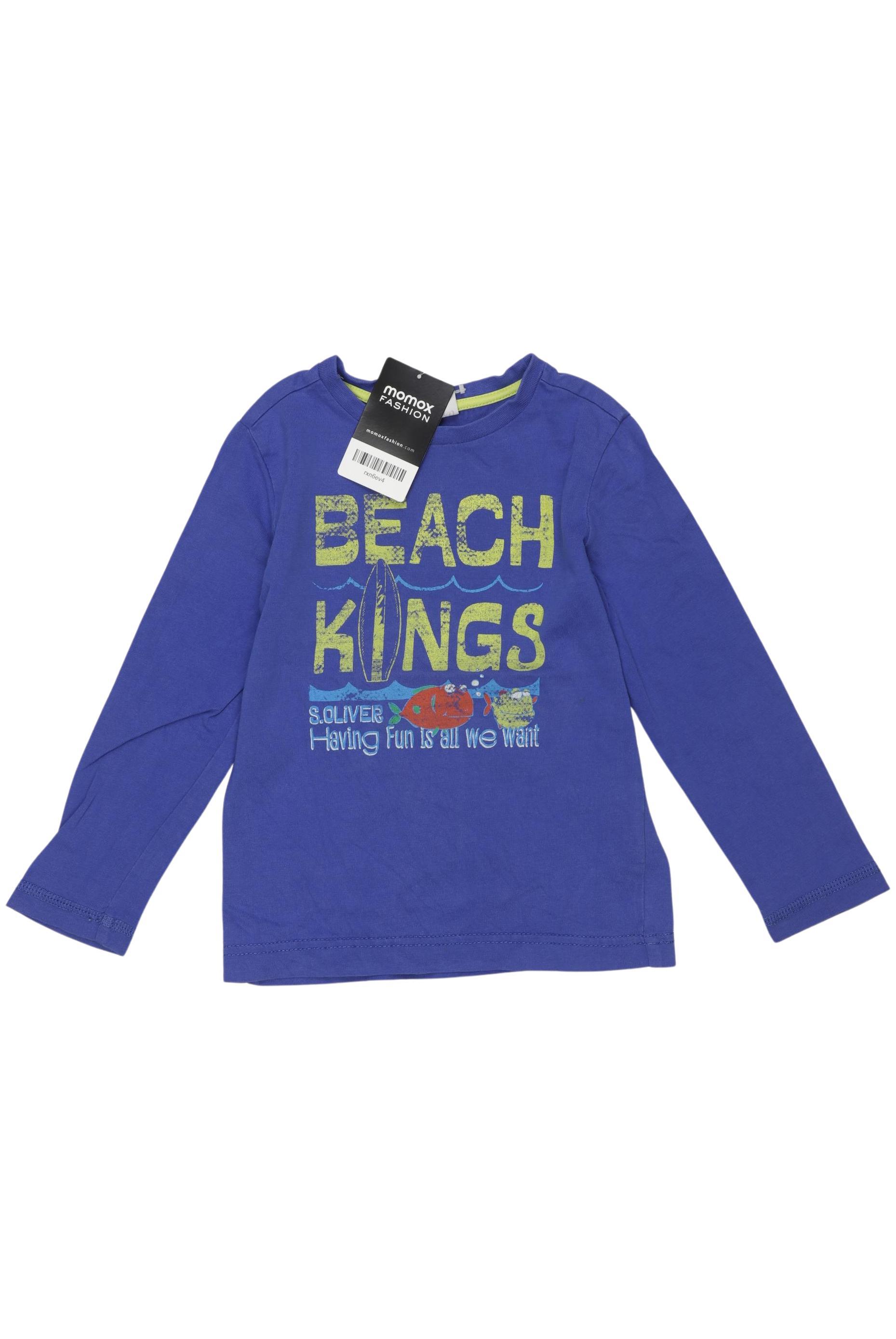 

s.Oliver Jungen Langarmshirt, blau, Gr. 104