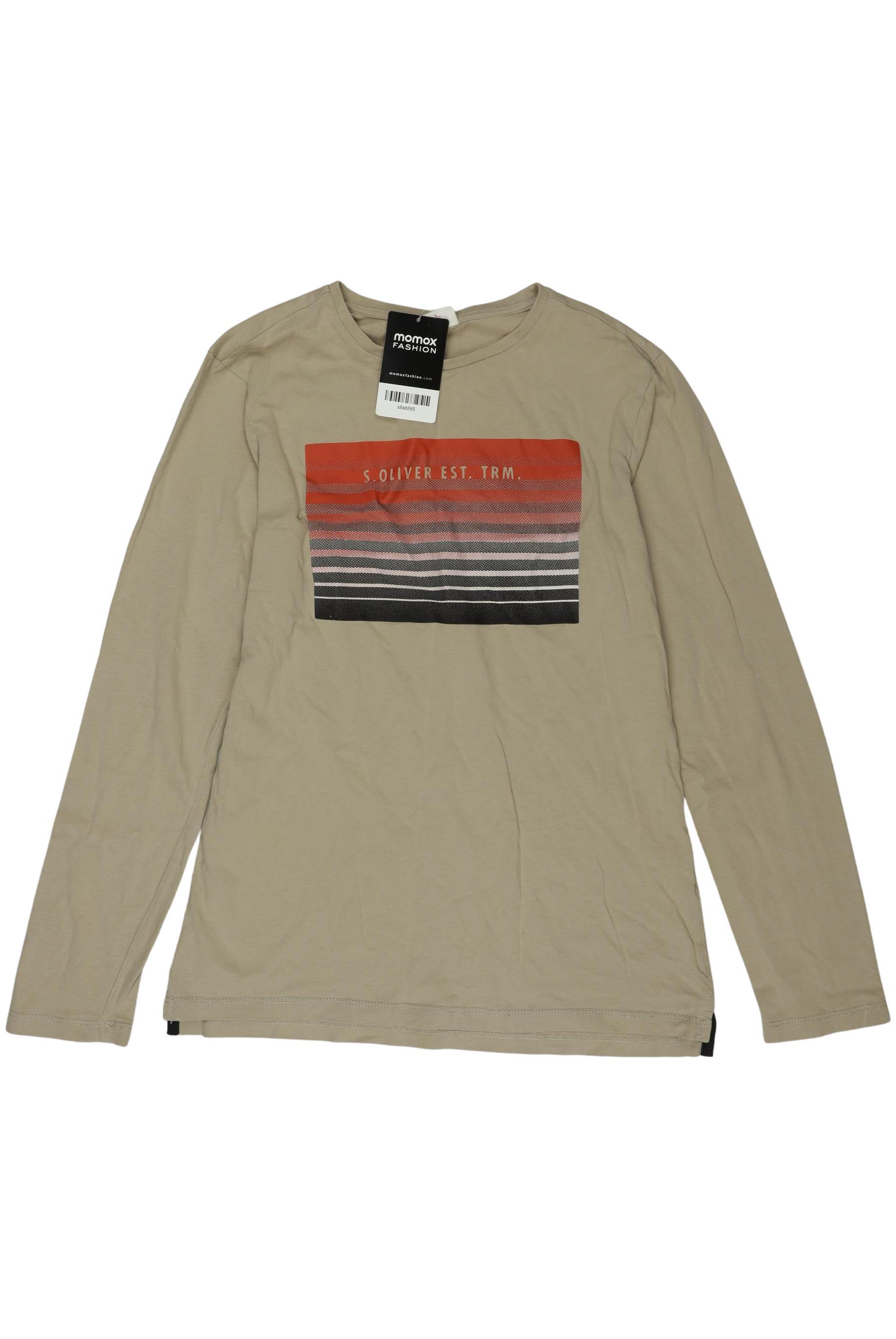 

s.Oliver Jungen Langarmshirt, beige, Gr. 164