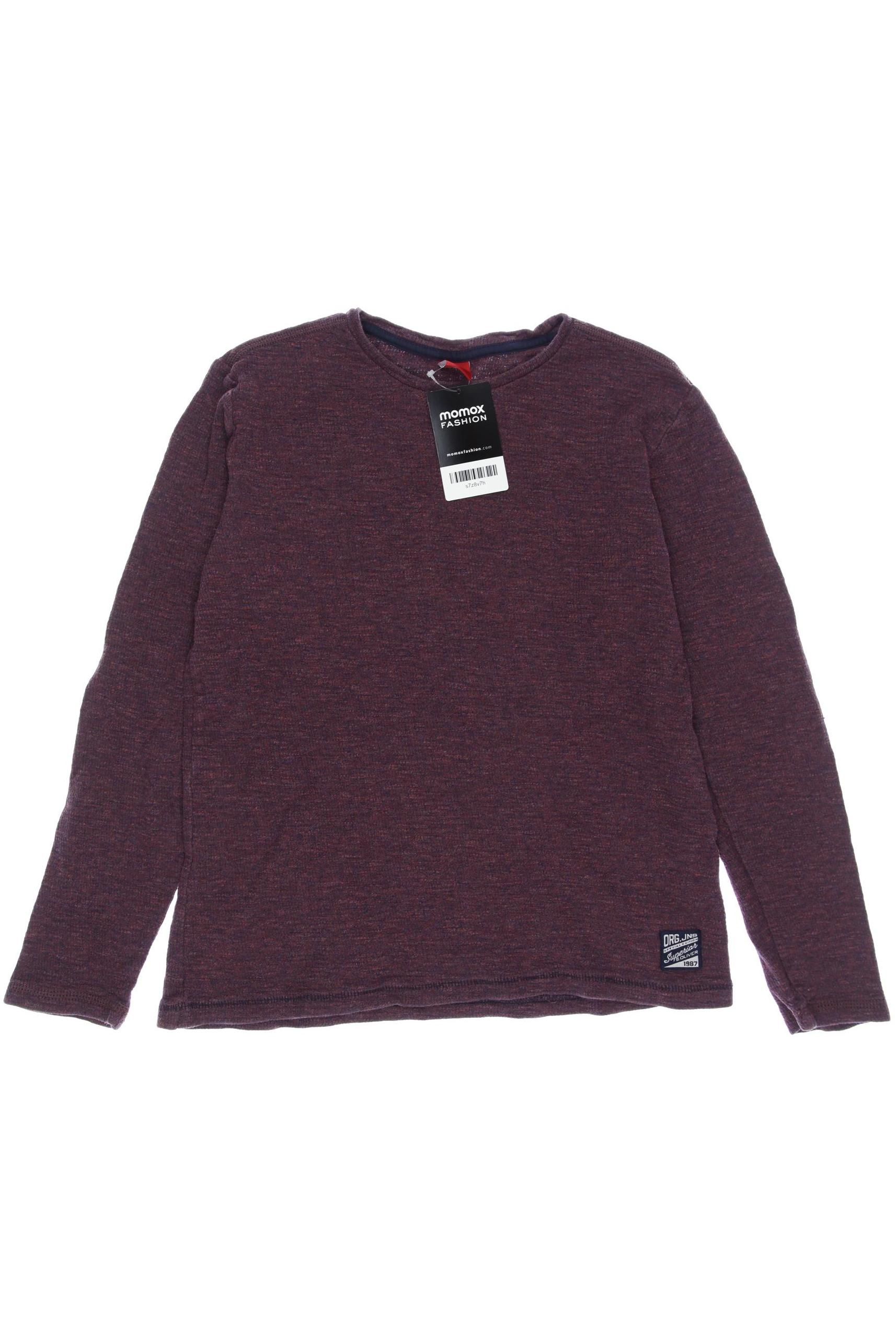 

s.Oliver Herren Langarmshirt, bordeaux, Gr. 152