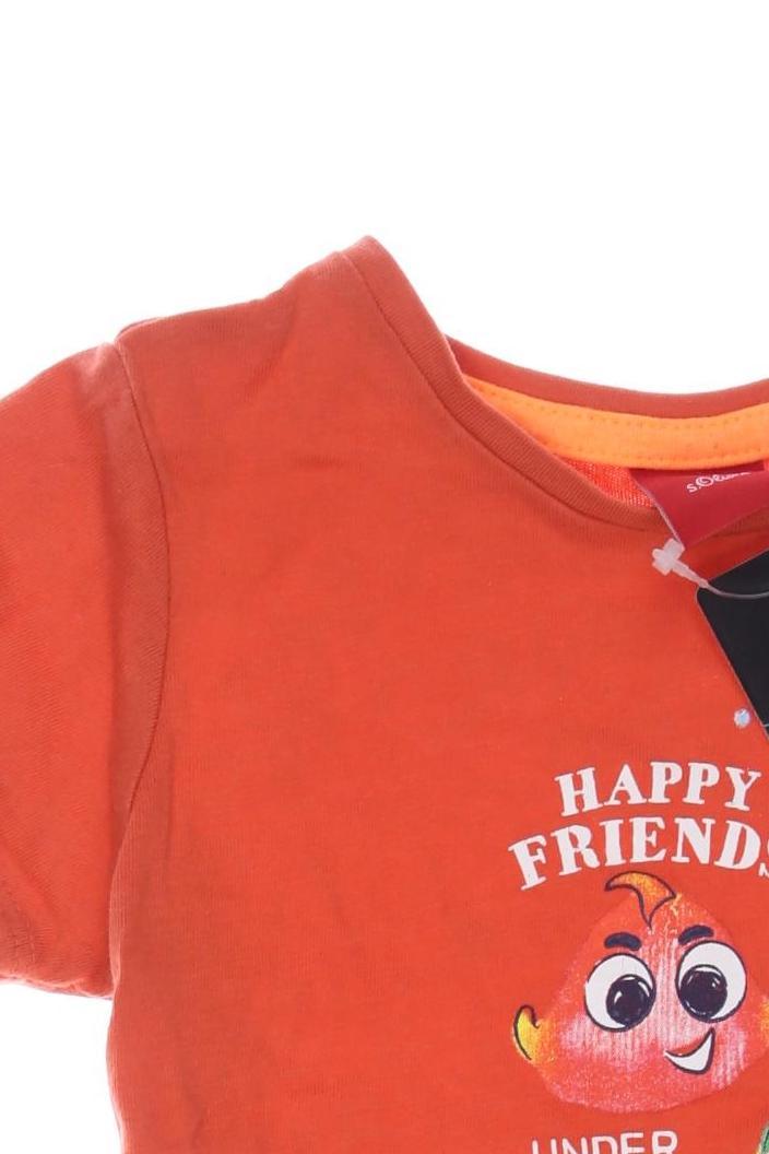 Thumbnail - s.Oliver Jungen T-Shirt, orange, Gr. 68