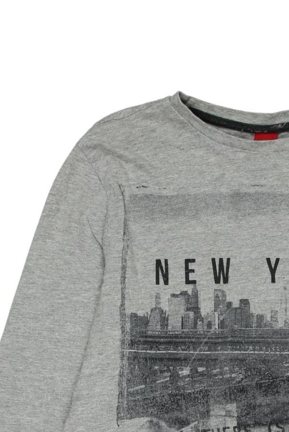 Thumbnail - s.Oliver Jungen Langarmshirt, grau, Gr. 164