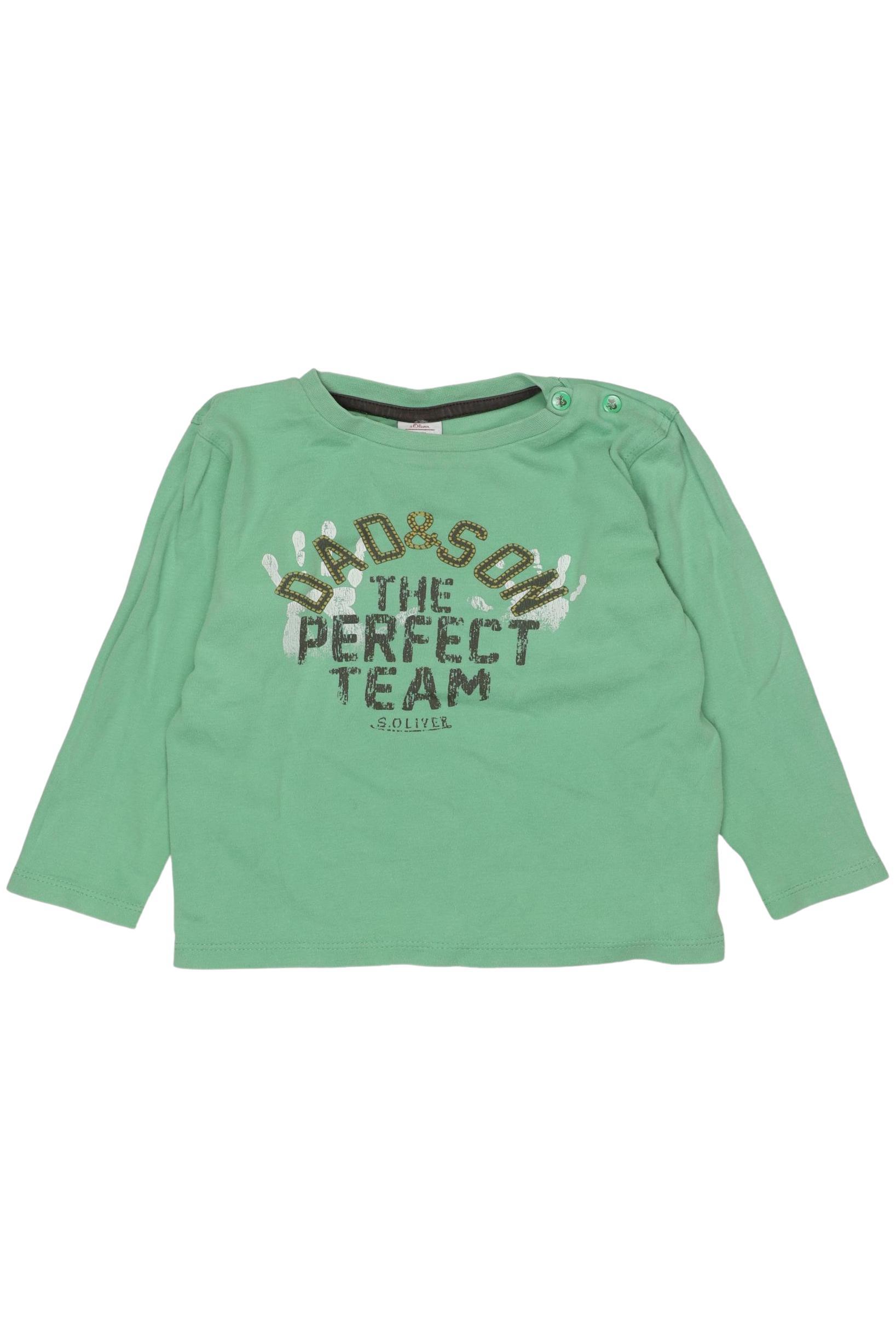 

s.Oliver Jungen Langarmshirt, grün, Gr. 92