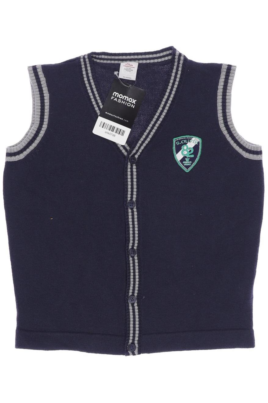 

s.Oliver Herren Strickjacke, marineblau, Gr. 128