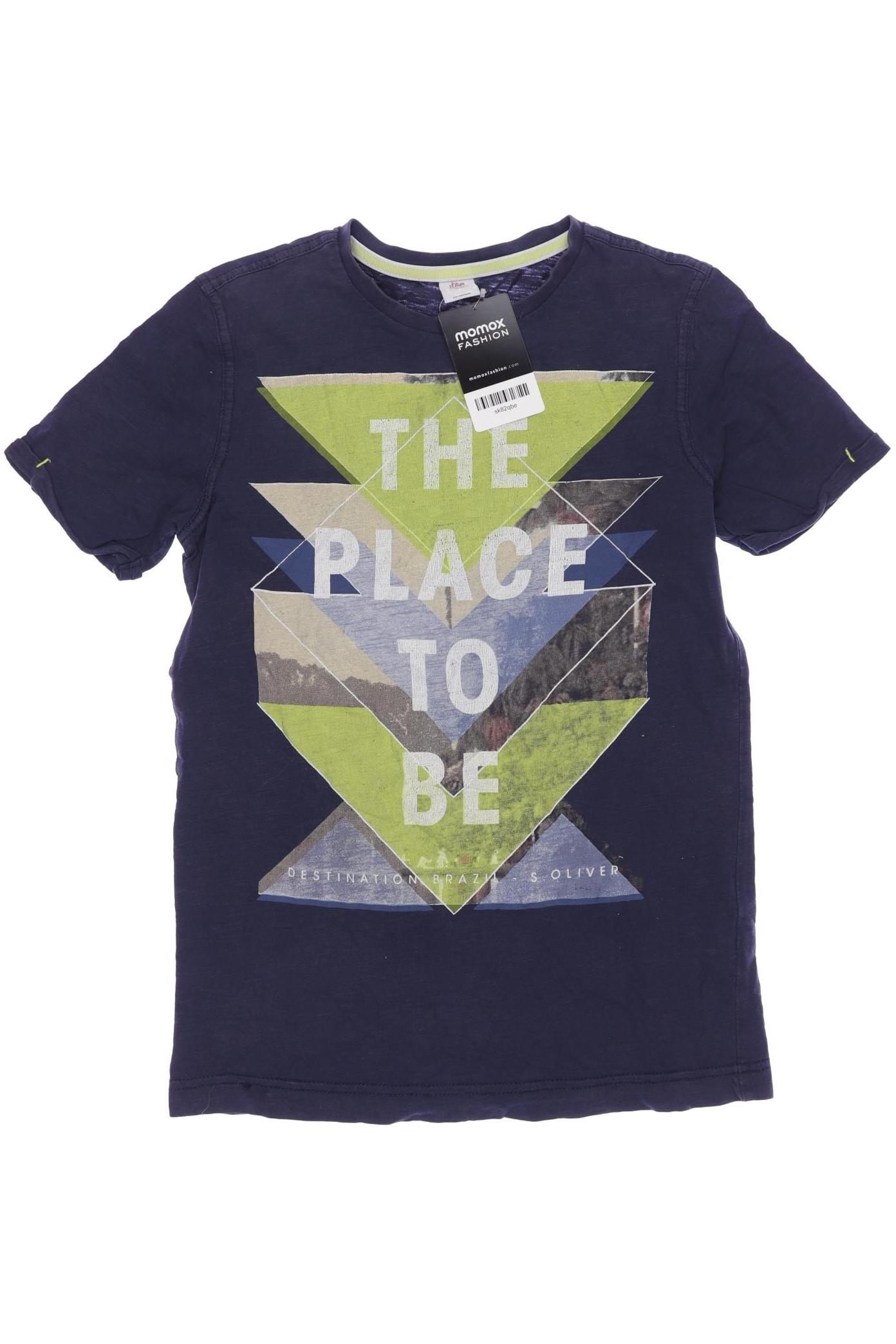 

s.Oliver Herren T-Shirt, marineblau, Gr. 164