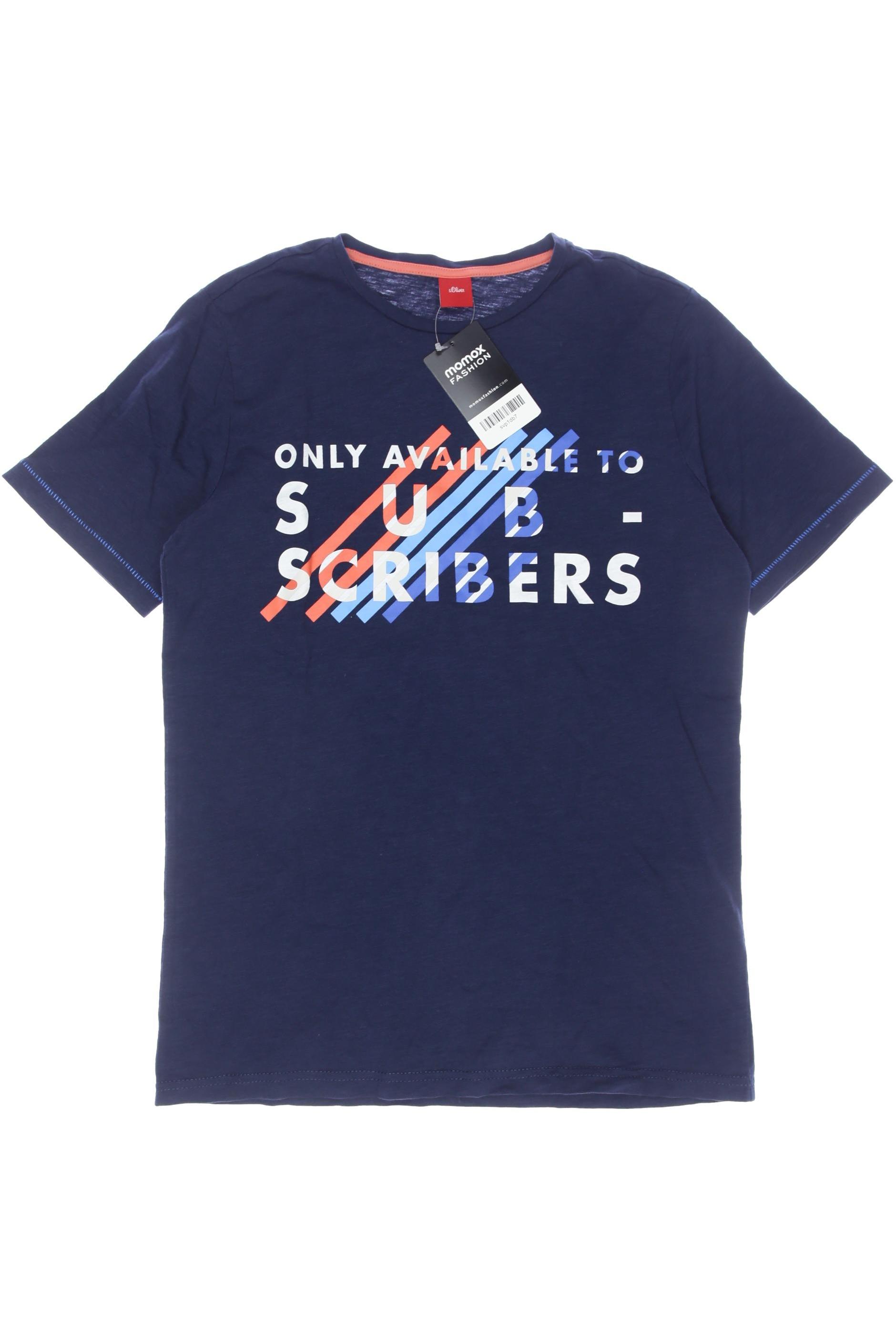 

s.Oliver Herren T-Shirt, marineblau, Gr. 164