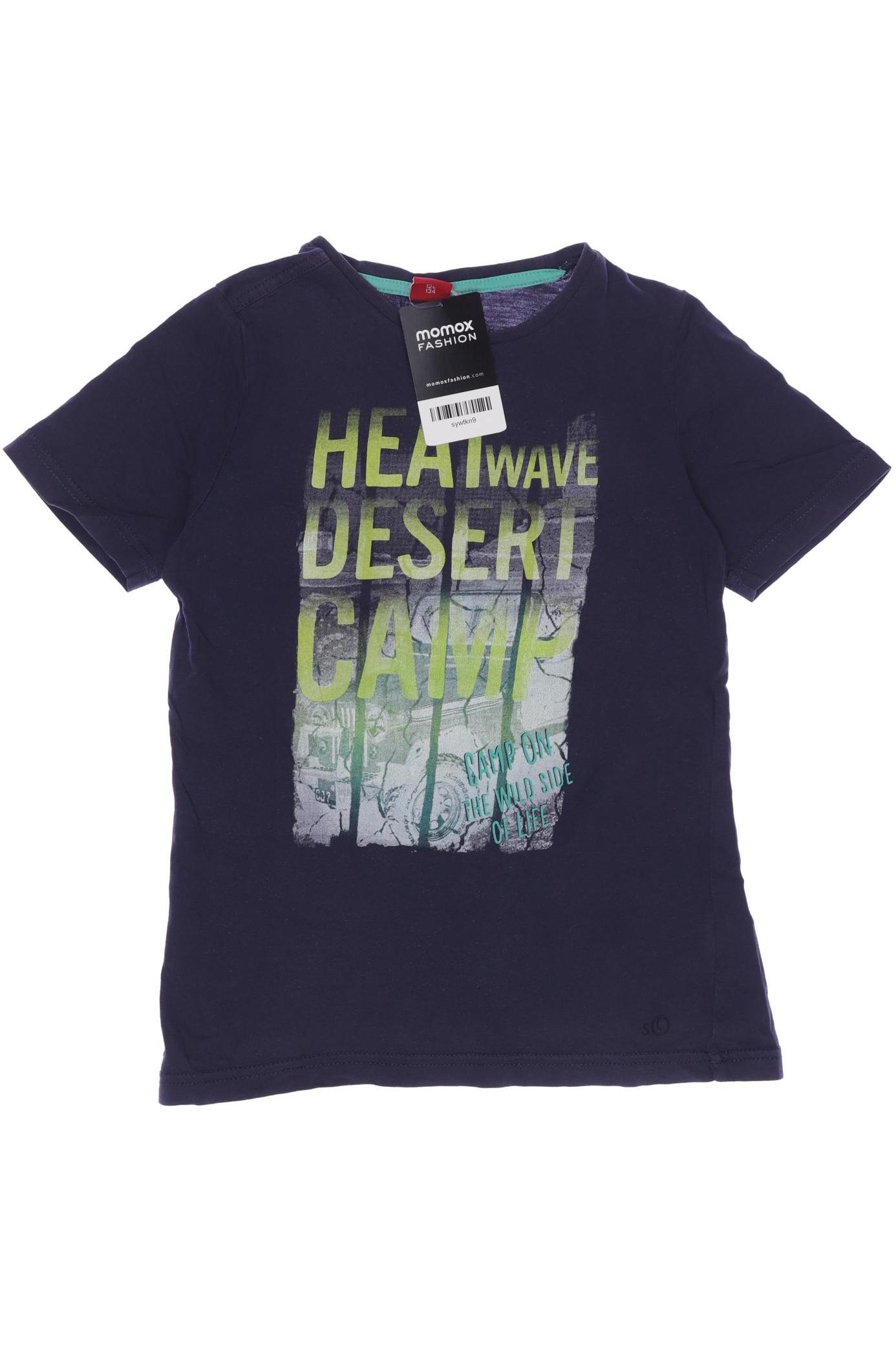 

s.Oliver Herren T-Shirt, marineblau, Gr. 128