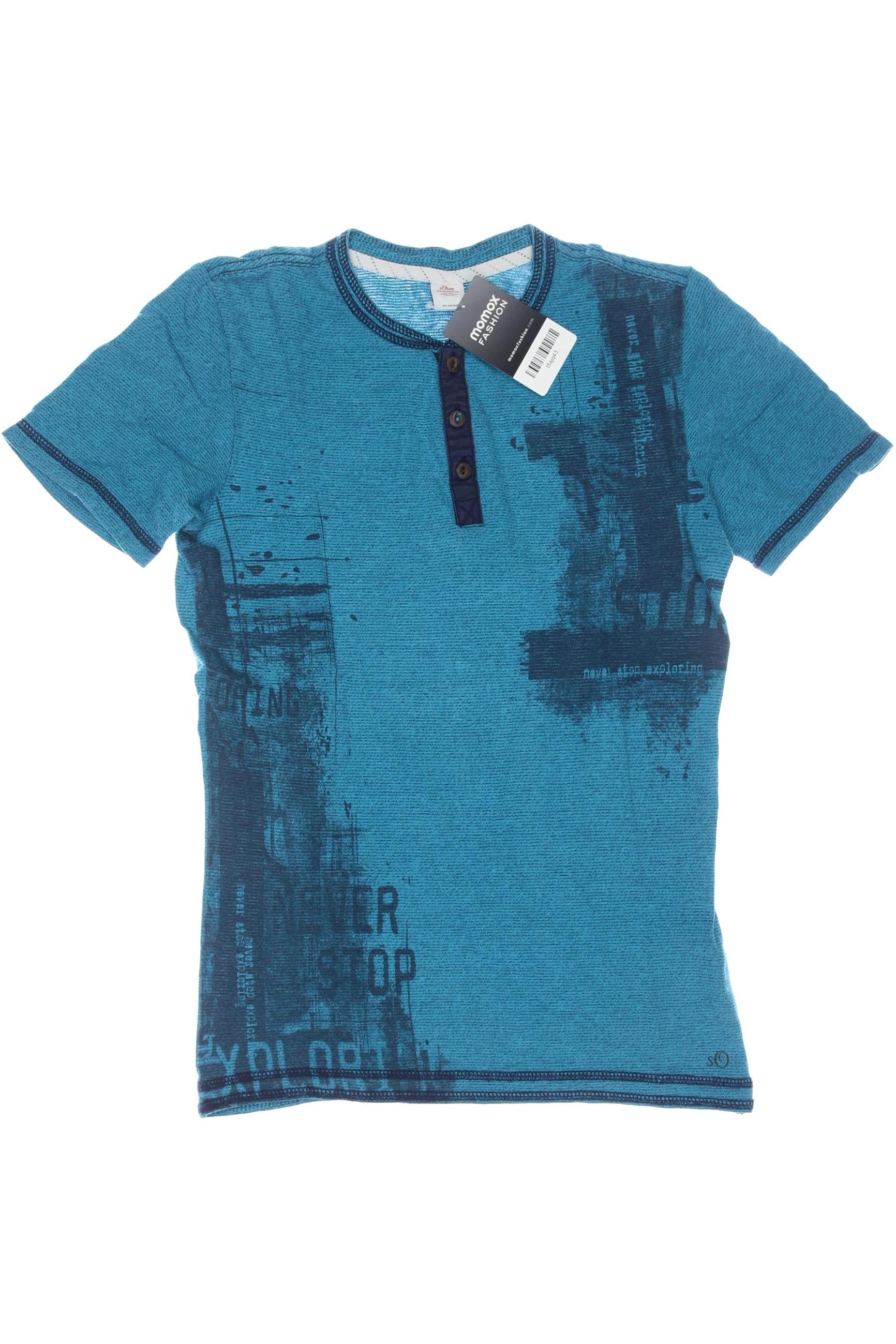 

s.Oliver Herren T-Shirt, türkis, Gr. 164