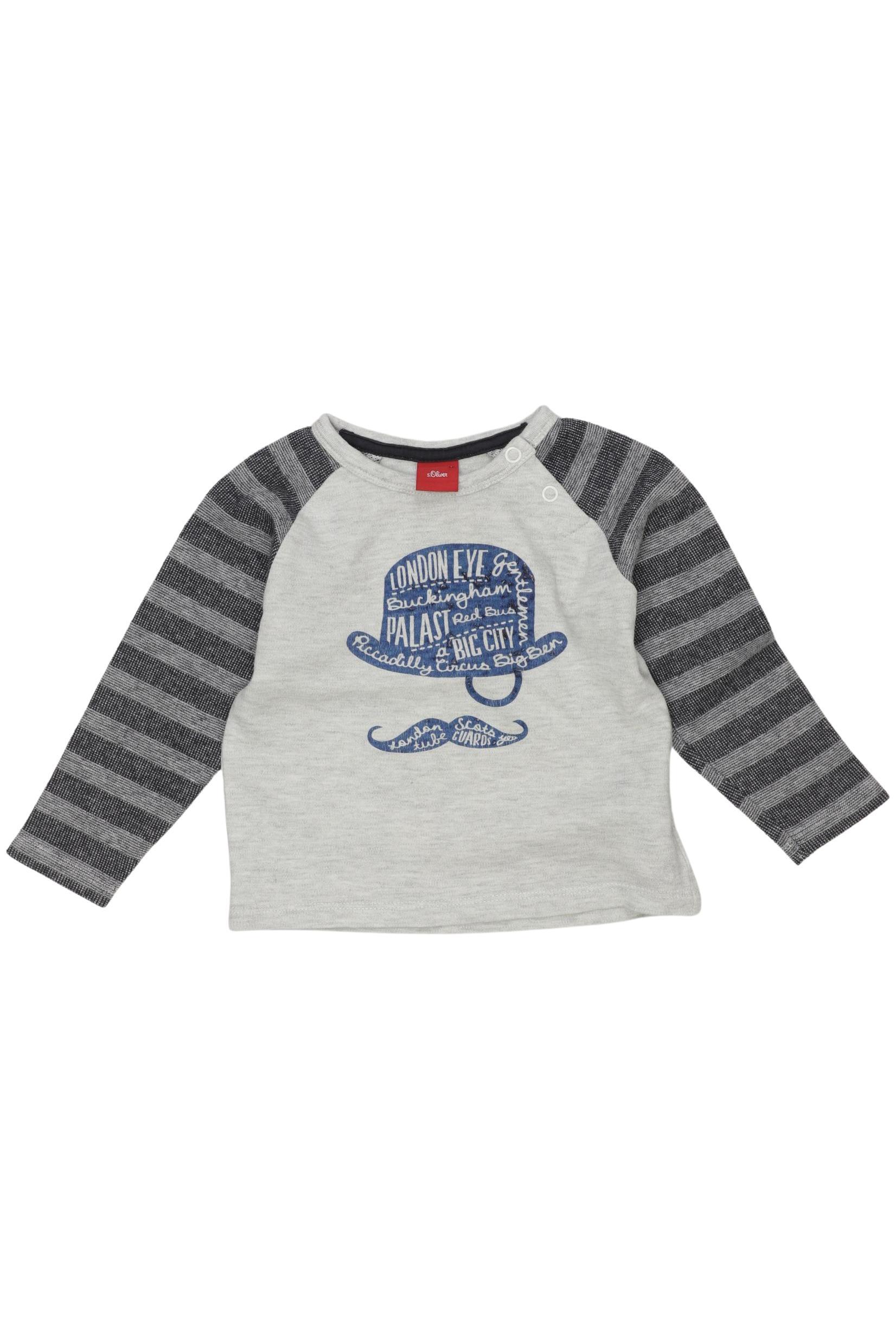 

s.Oliver Jungen Langarmshirt, grau, Gr. 80