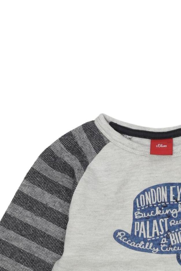 Thumbnail - s.Oliver Jungen Langarmshirt, grau, Gr. 80