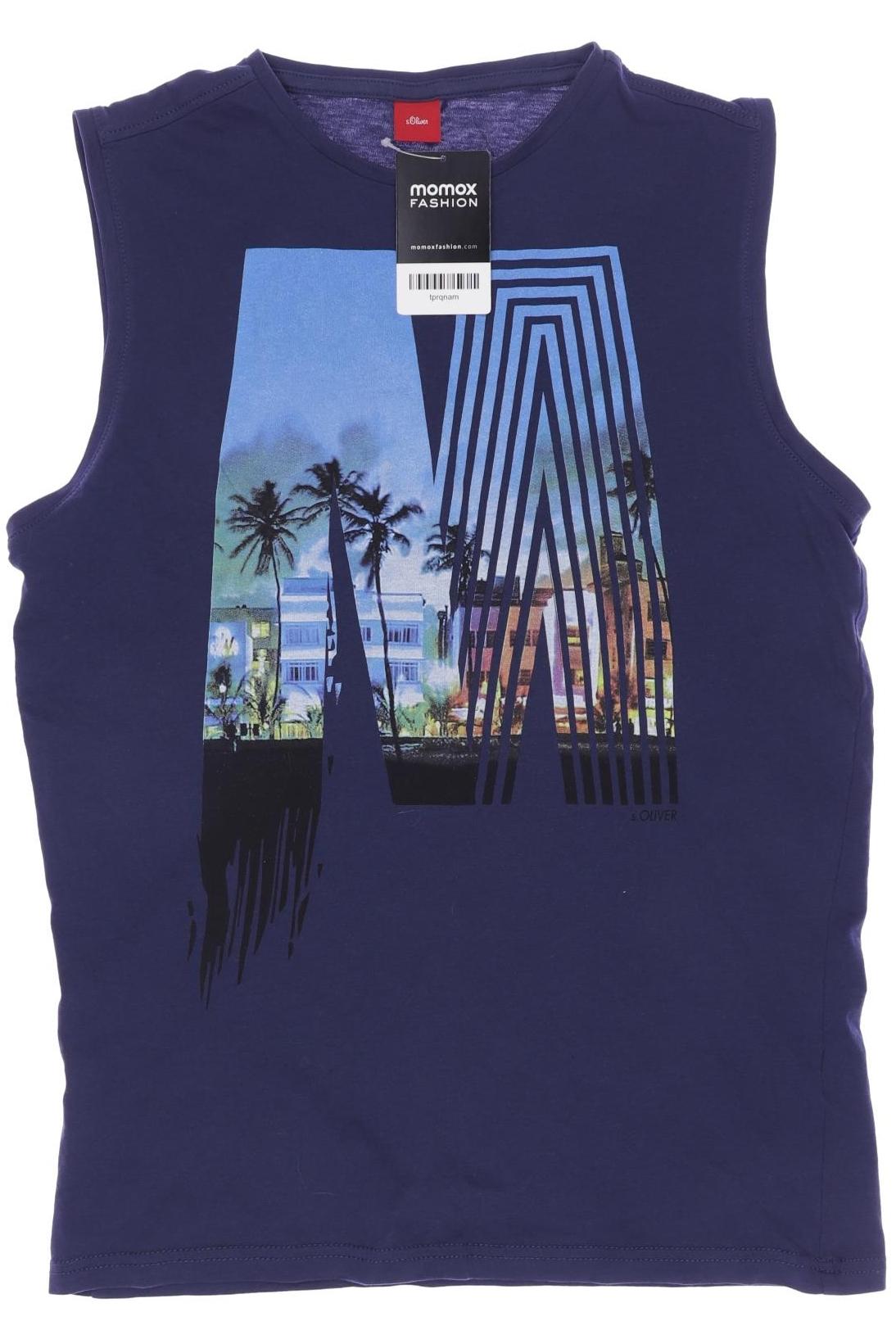 

s.Oliver Herren T-Shirt, marineblau, Gr. 176