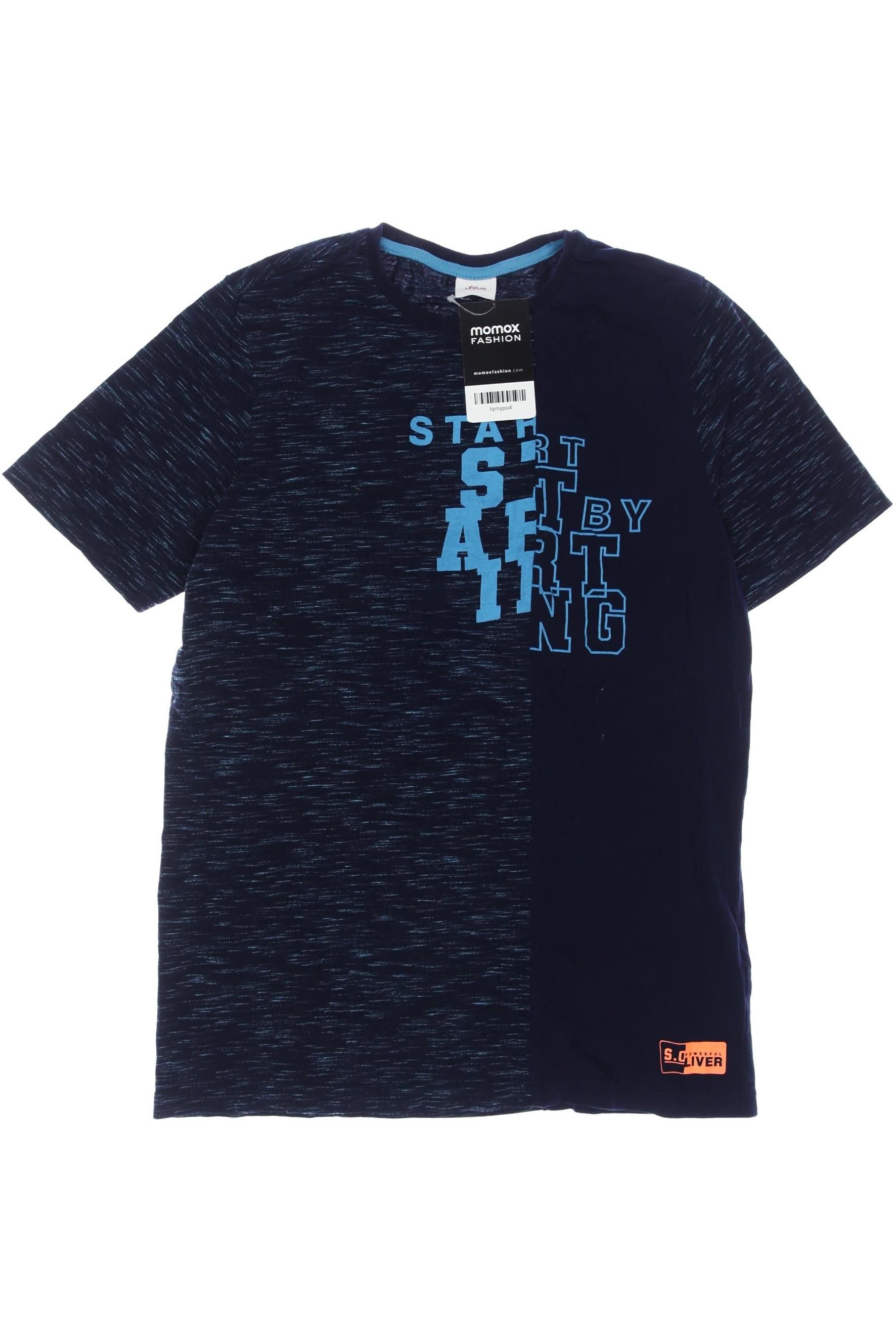 

s.Oliver Herren T-Shirt, marineblau, Gr. 164