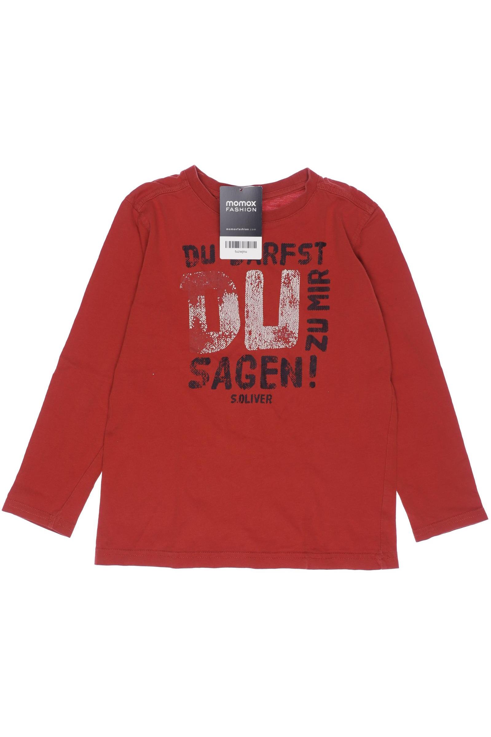 

s.Oliver Herren Langarmshirt, rot, Gr. 116