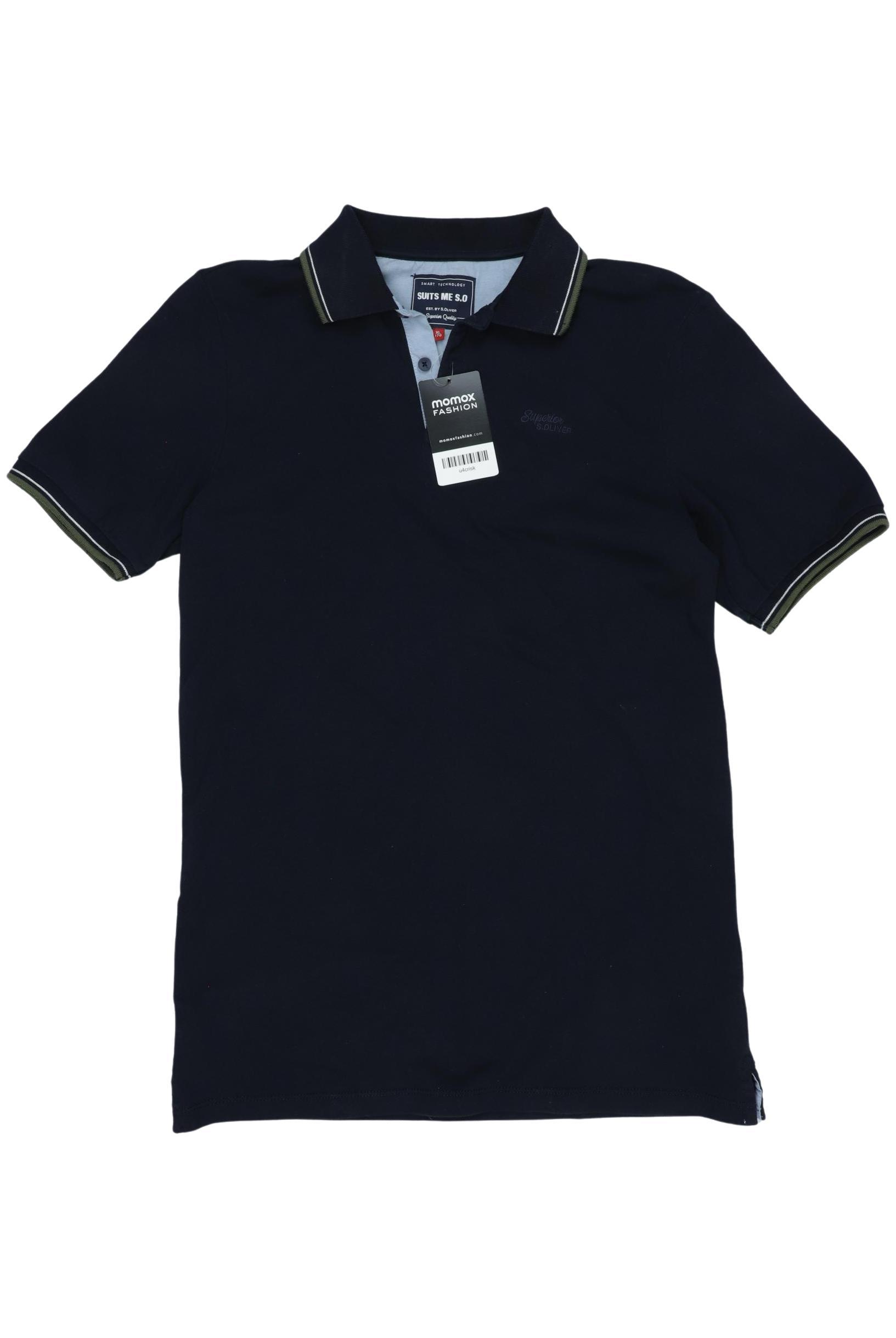 

s.Oliver Herren Poloshirt, marineblau, Gr. 176