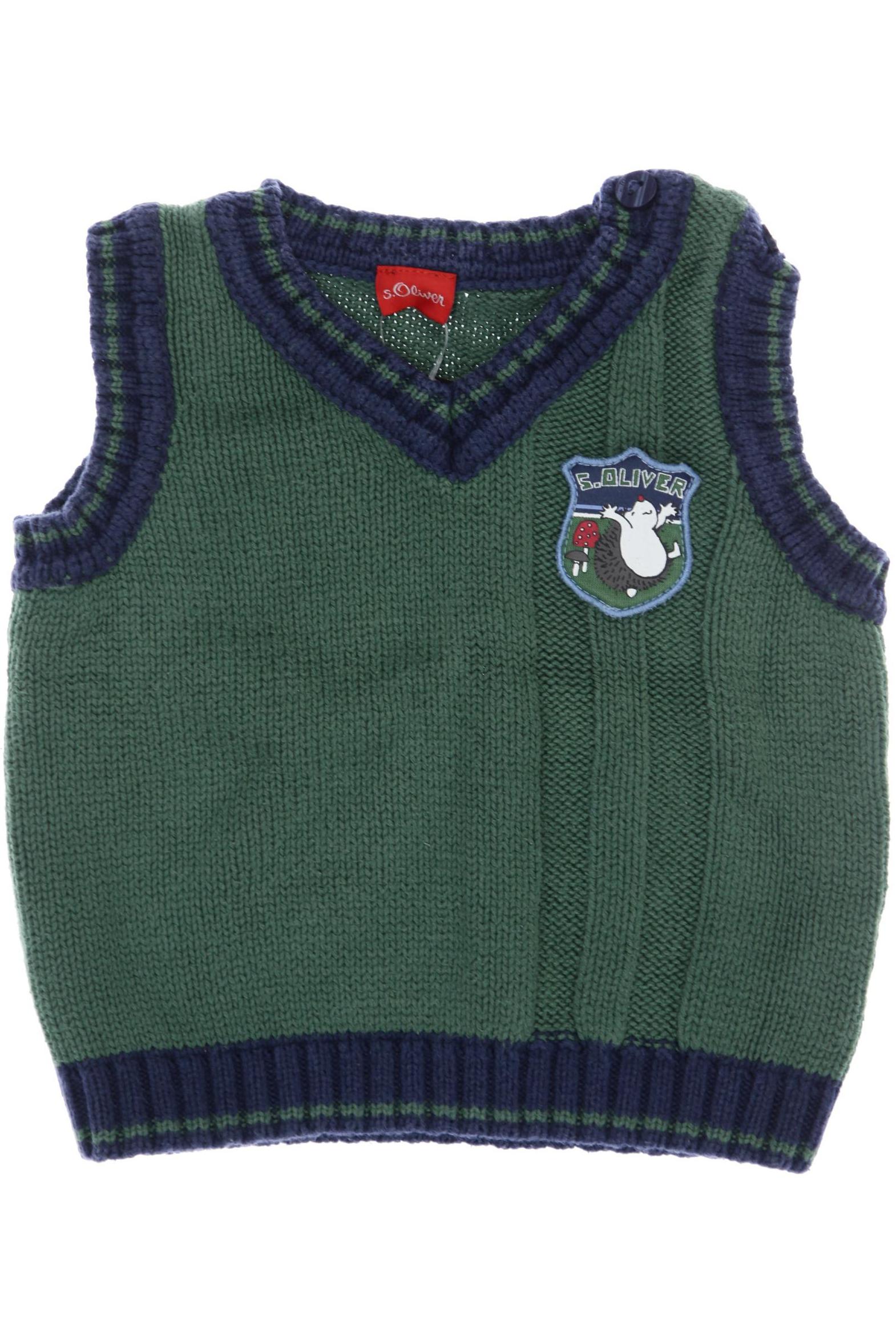 

s.Oliver Herren Pullover, grün, Gr. 74