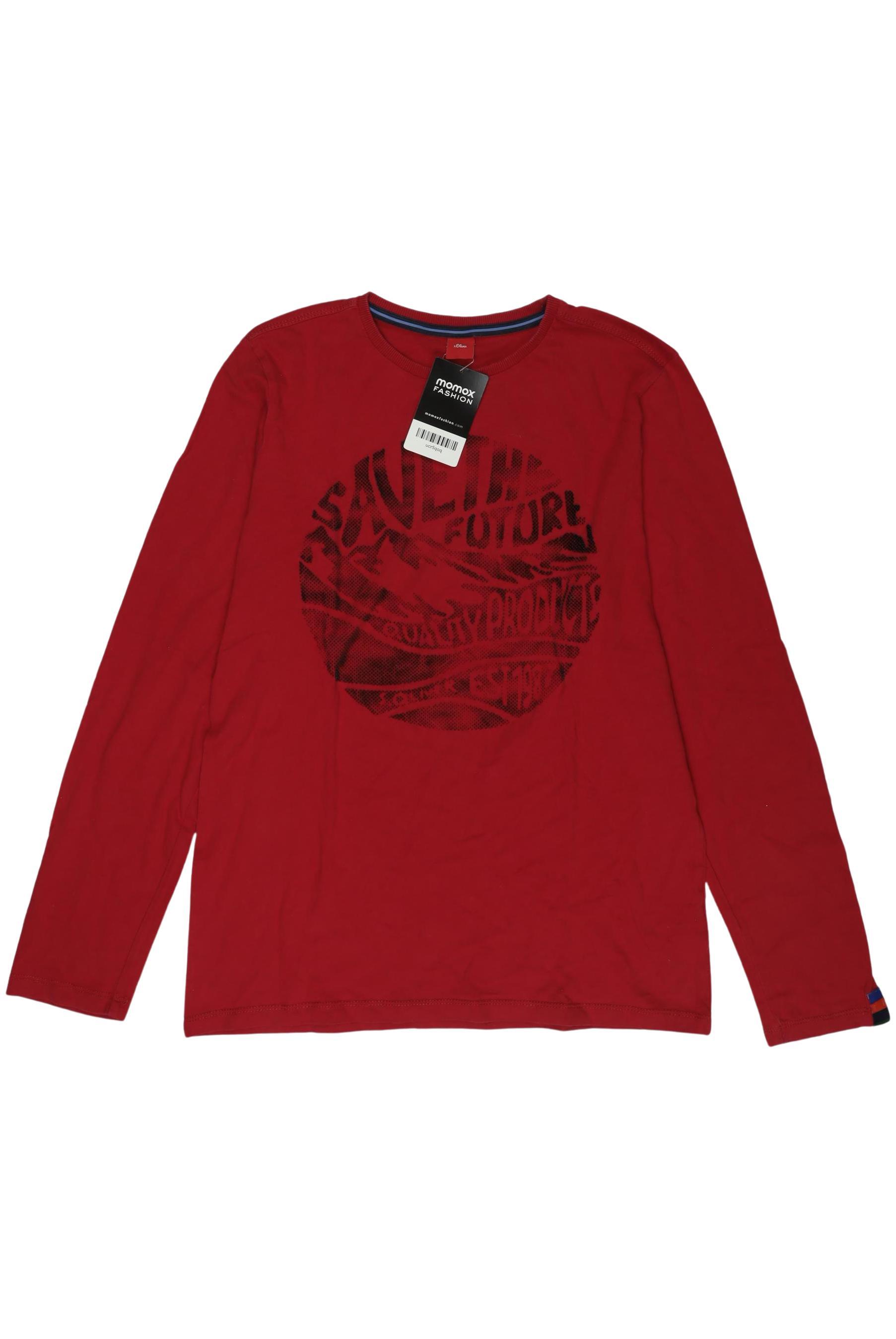 

s.Oliver Jungen Langarmshirt, rot, Gr. 176