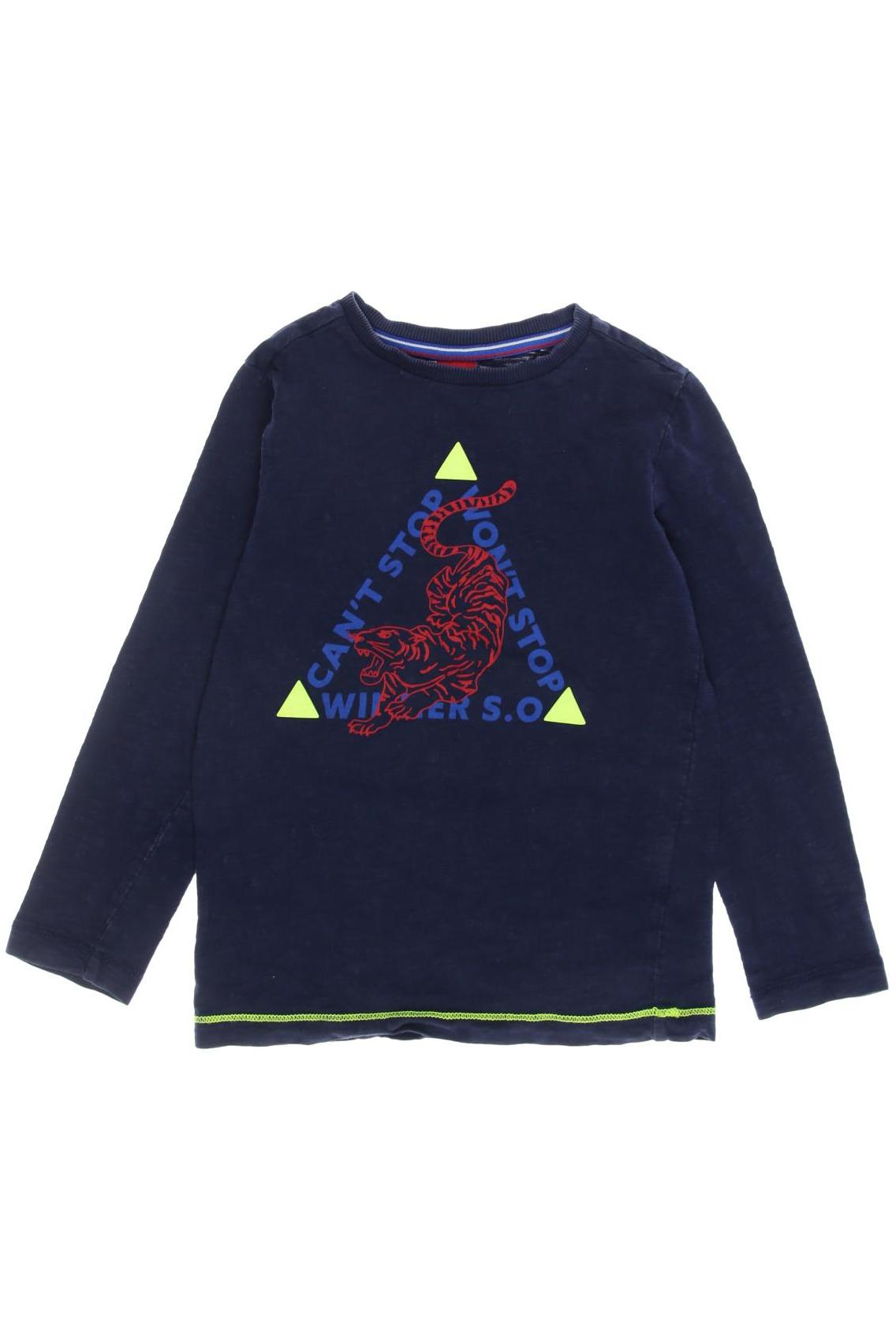 

s.Oliver Herren Langarmshirt, marineblau, Gr. 116