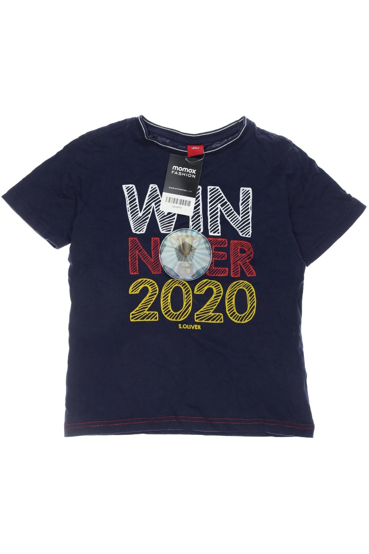 

s.Oliver Herren T-Shirt, marineblau, Gr. 128