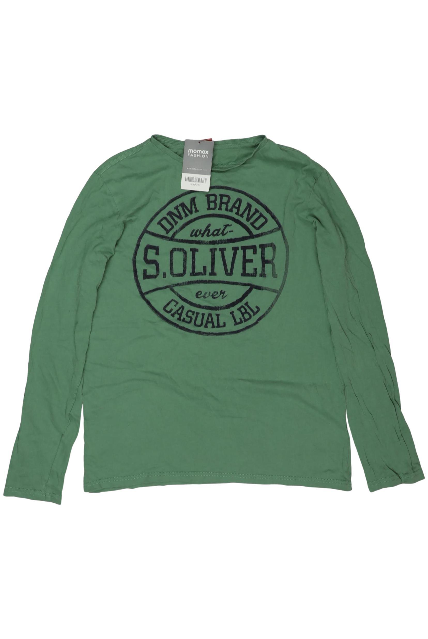 

s.Oliver Jungen Langarmshirt, grün, Gr. 176