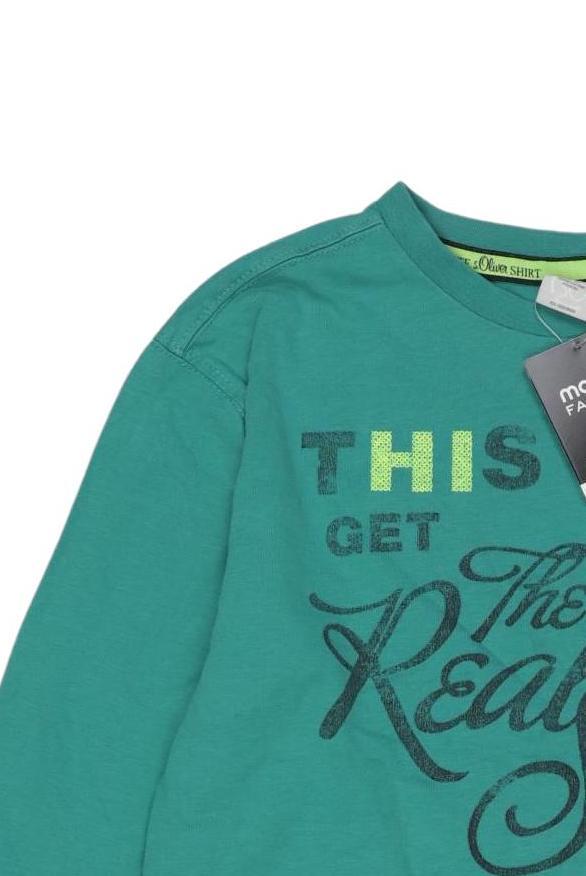 Thumbnail - s.Oliver Jungen Langarmshirt, grün, Gr. 140